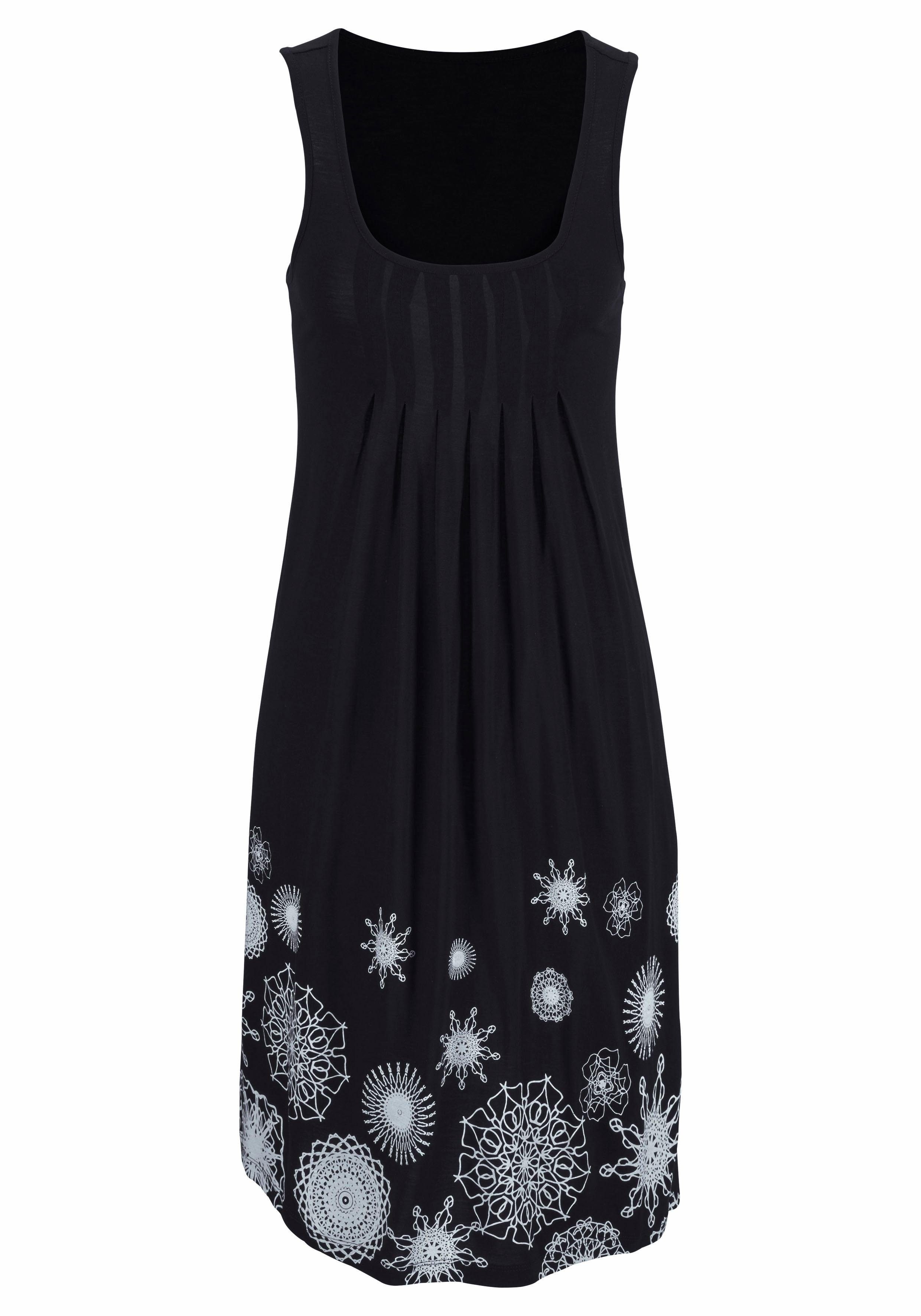 Beachtime Strandjurk met grafische print, licht zomerjurk van jersey