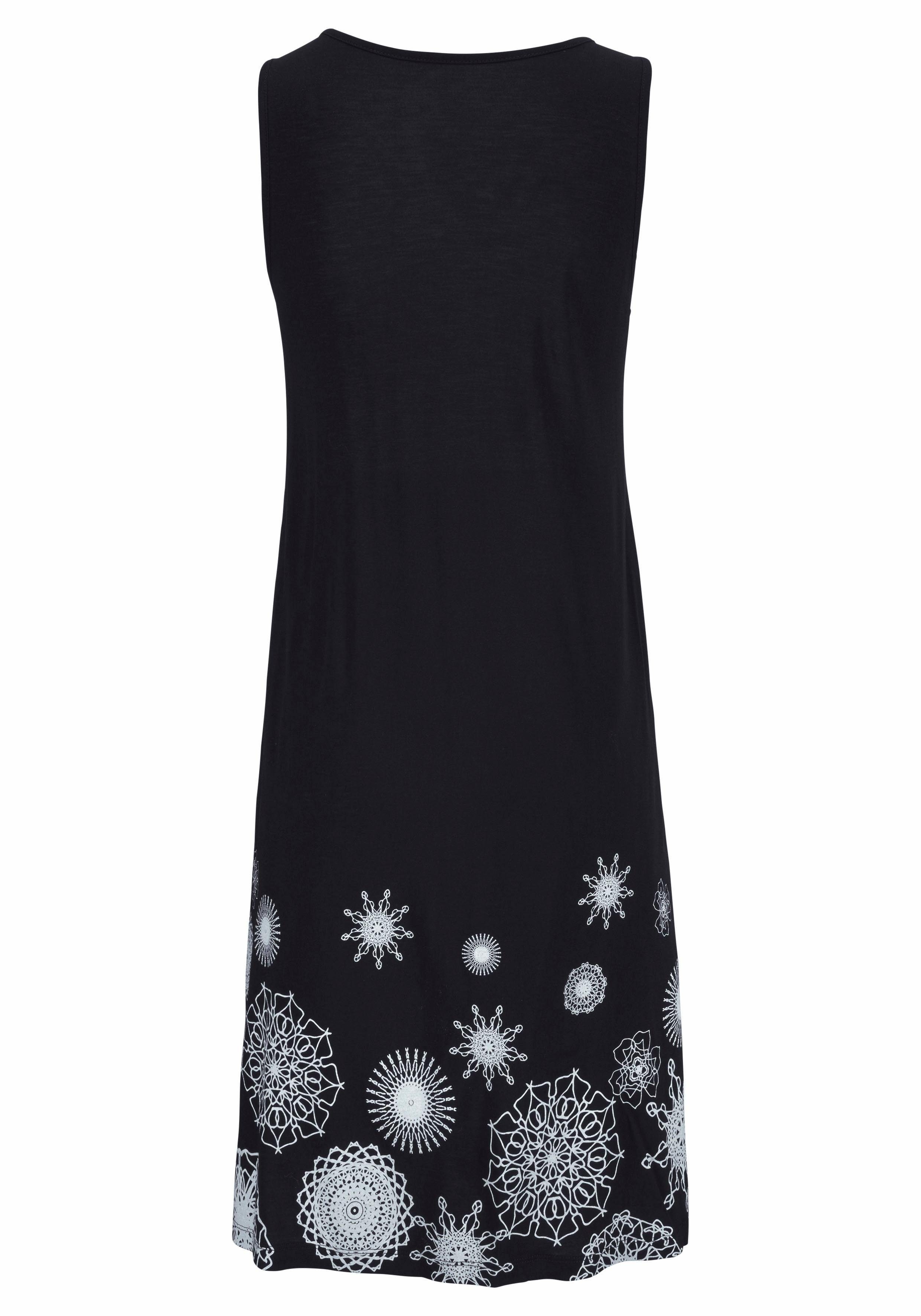 Beachtime Strandjurk met grafische print, licht zomerjurk van jersey