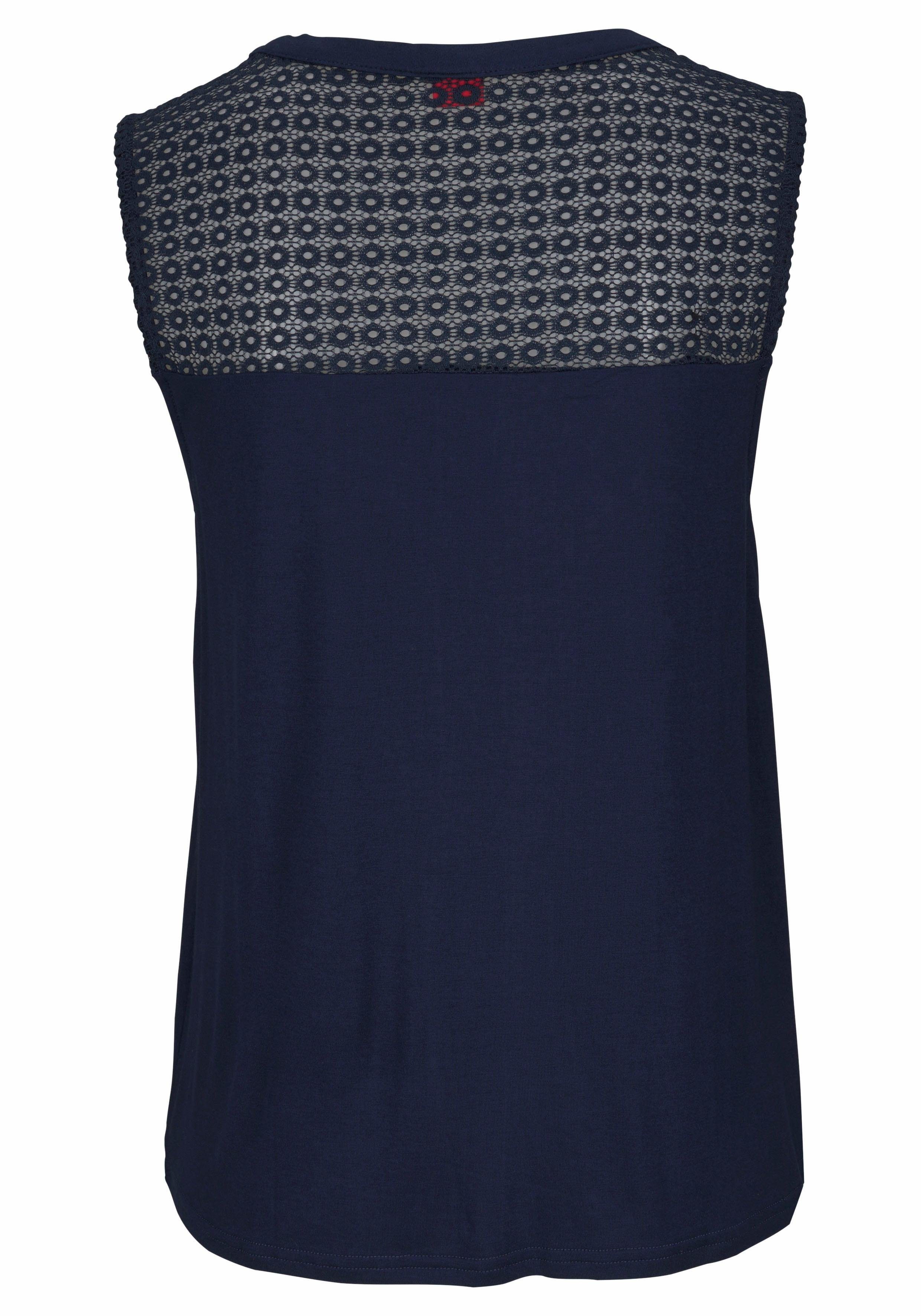 s.Oliver RED LABEL Beachwear Strandtop met inzet bovenaan