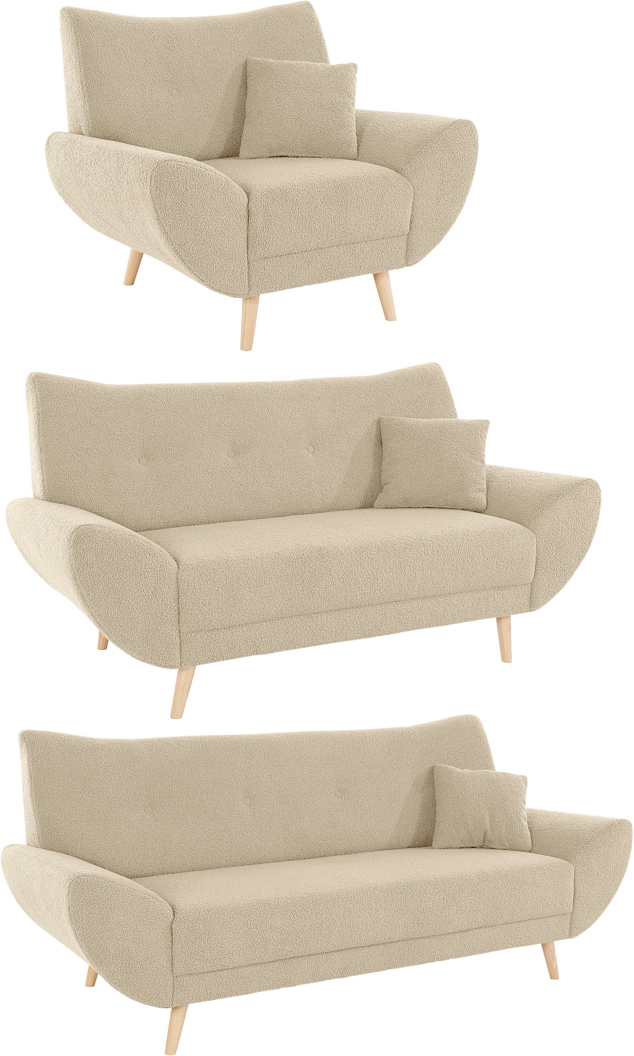 Home affaire Zithoek BASTA Comfortabele golfvering (3-delig)