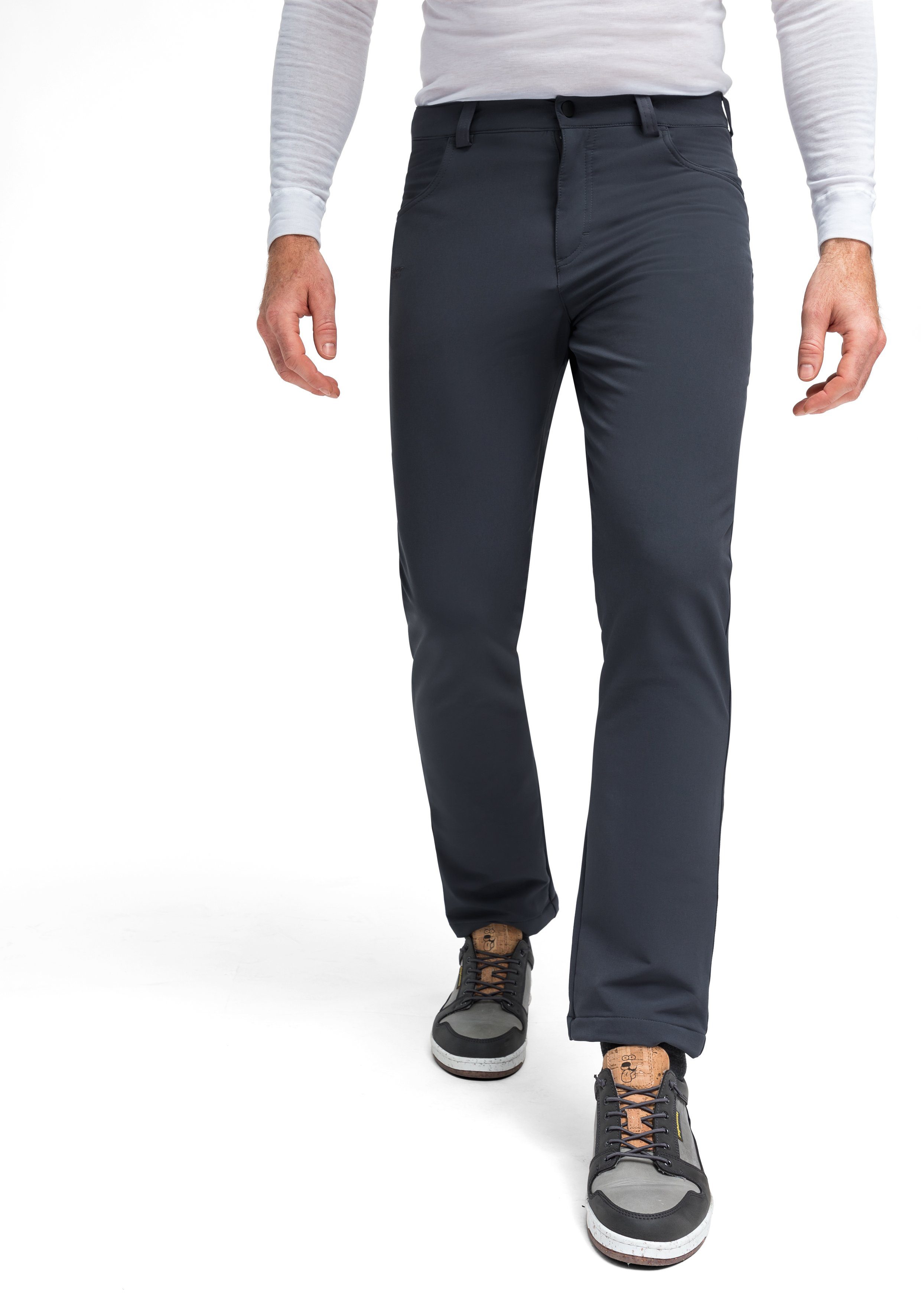 Maier Sports Functionele broek CHARLES Heren outdoorbroek, elastische broek met fleece binnenkant, regular fit