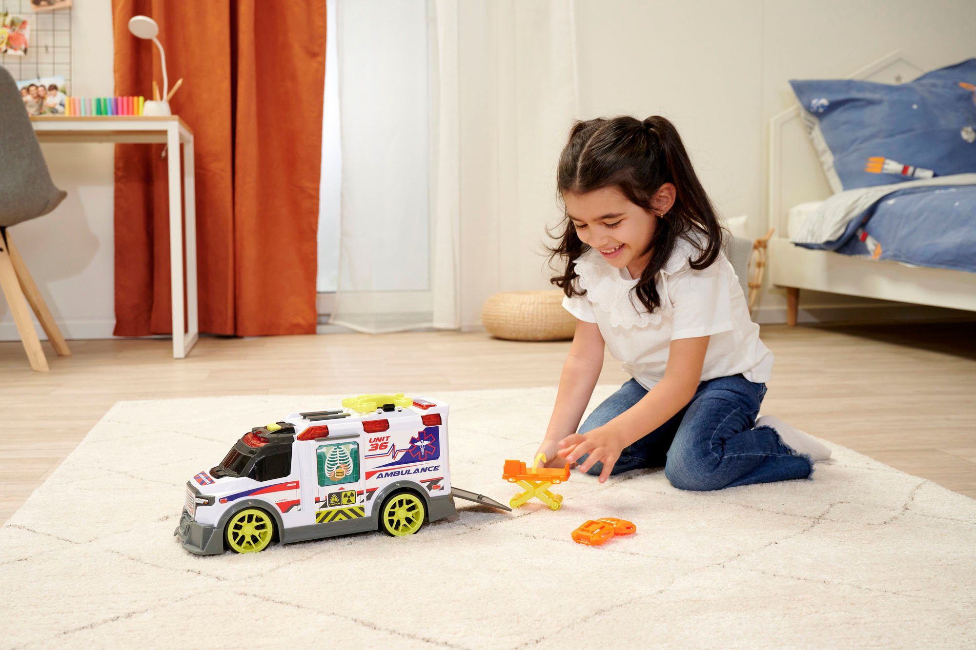 Dickie Toys Speelgoed-ambulance Ambulance met licht en geluid