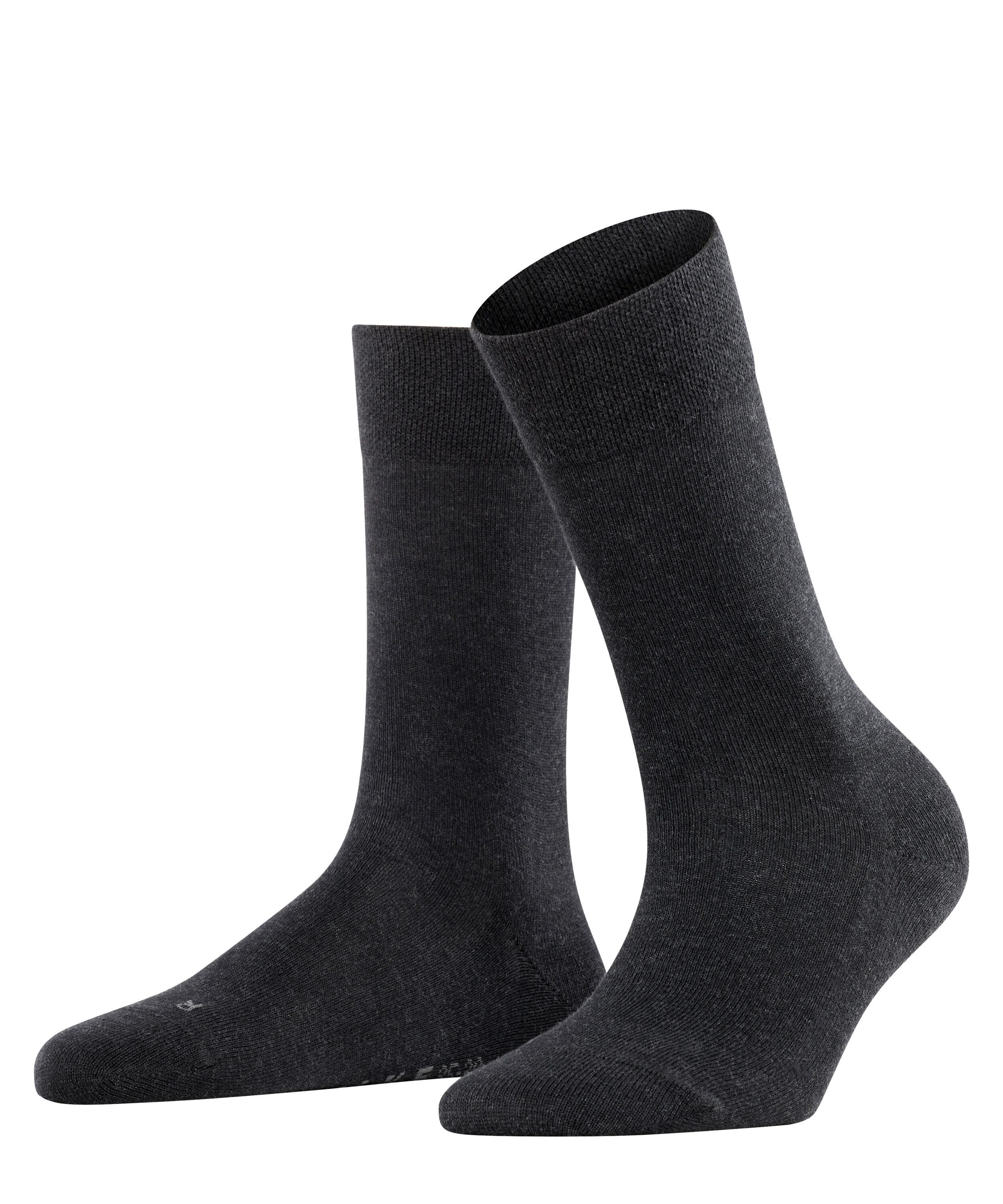 FALKE Sokken Sensitive London dames sokken maat 39 (42) grijs