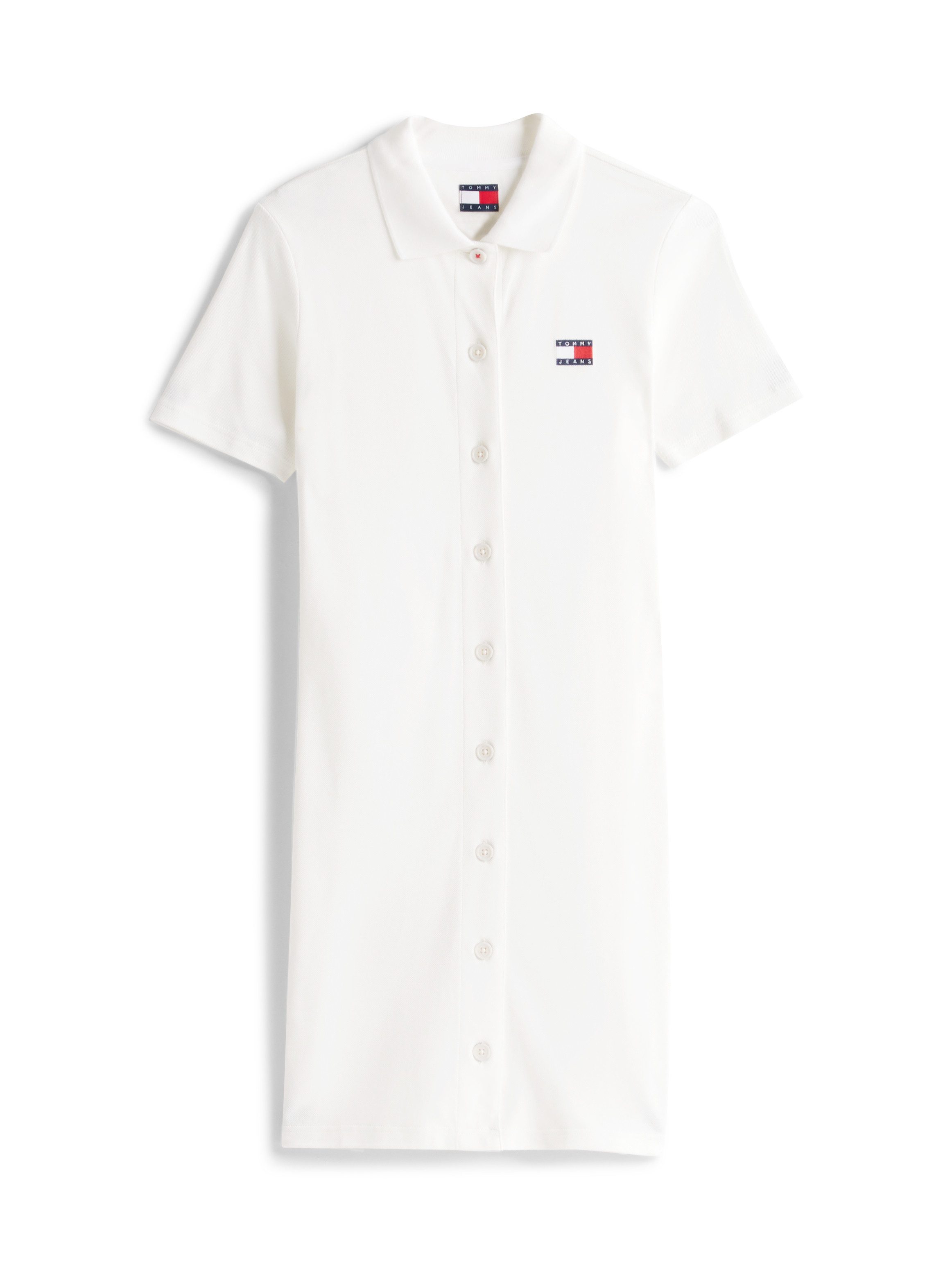 TOMMY JEANS Polojurk TJW BADGE PIQUE POLO DRESS