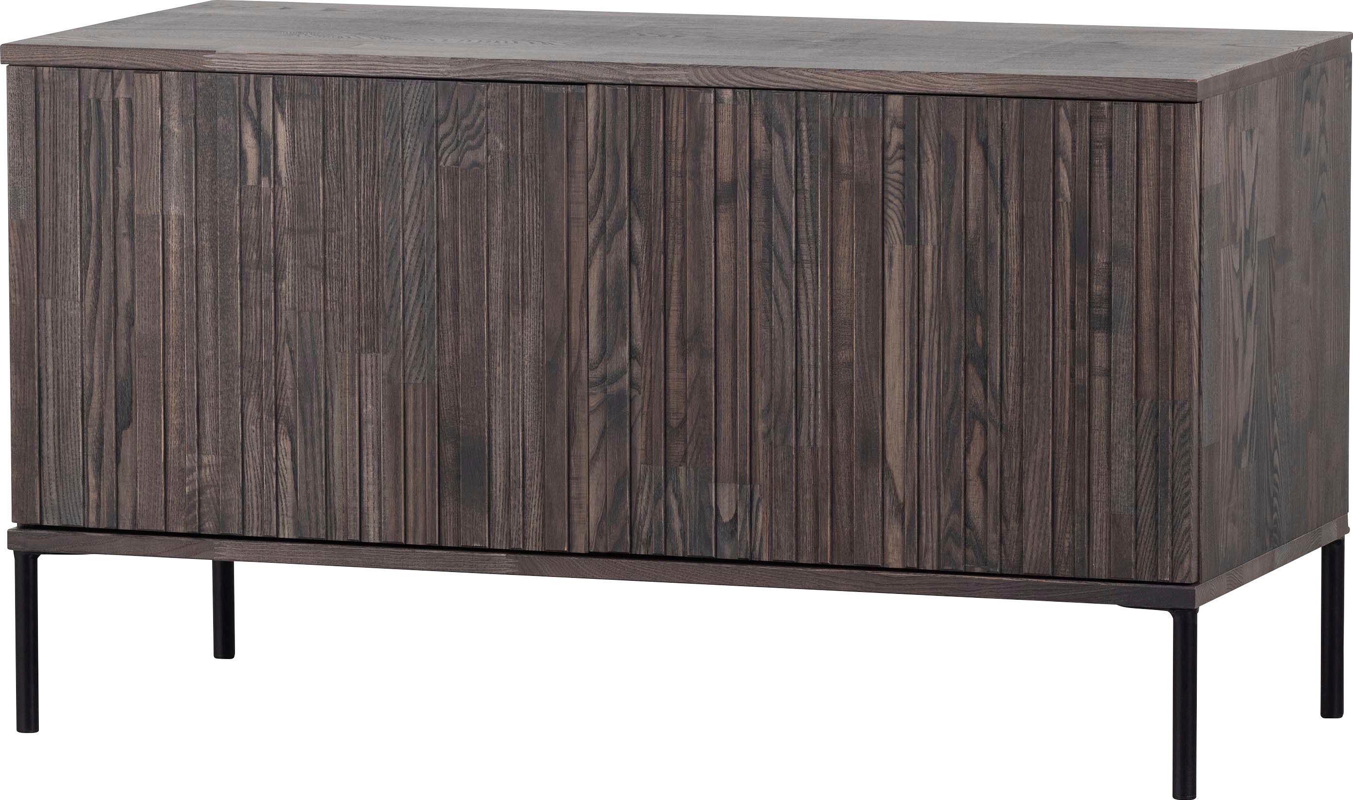 WOOOD Dressoir New Gravure, TV-commode, breedte 100 cm of 150 cm Commode hoogte 56 cm, met grafische reliëfdeuren, veel opbergruimte