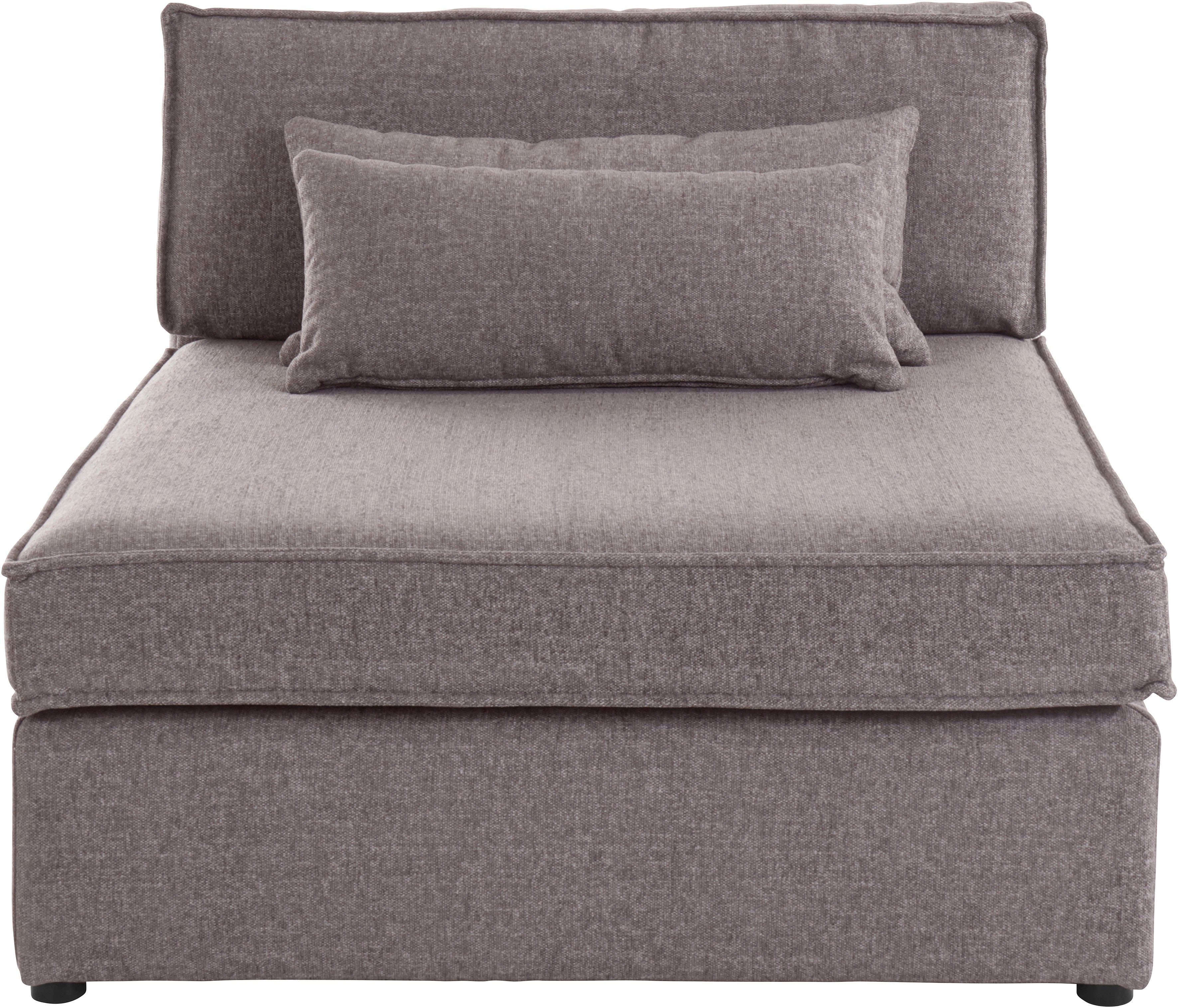 RAUM.ID Bank-middenelement Enid Deel van een modulaire bank, stevig zitcomfort, ook in breedribcord