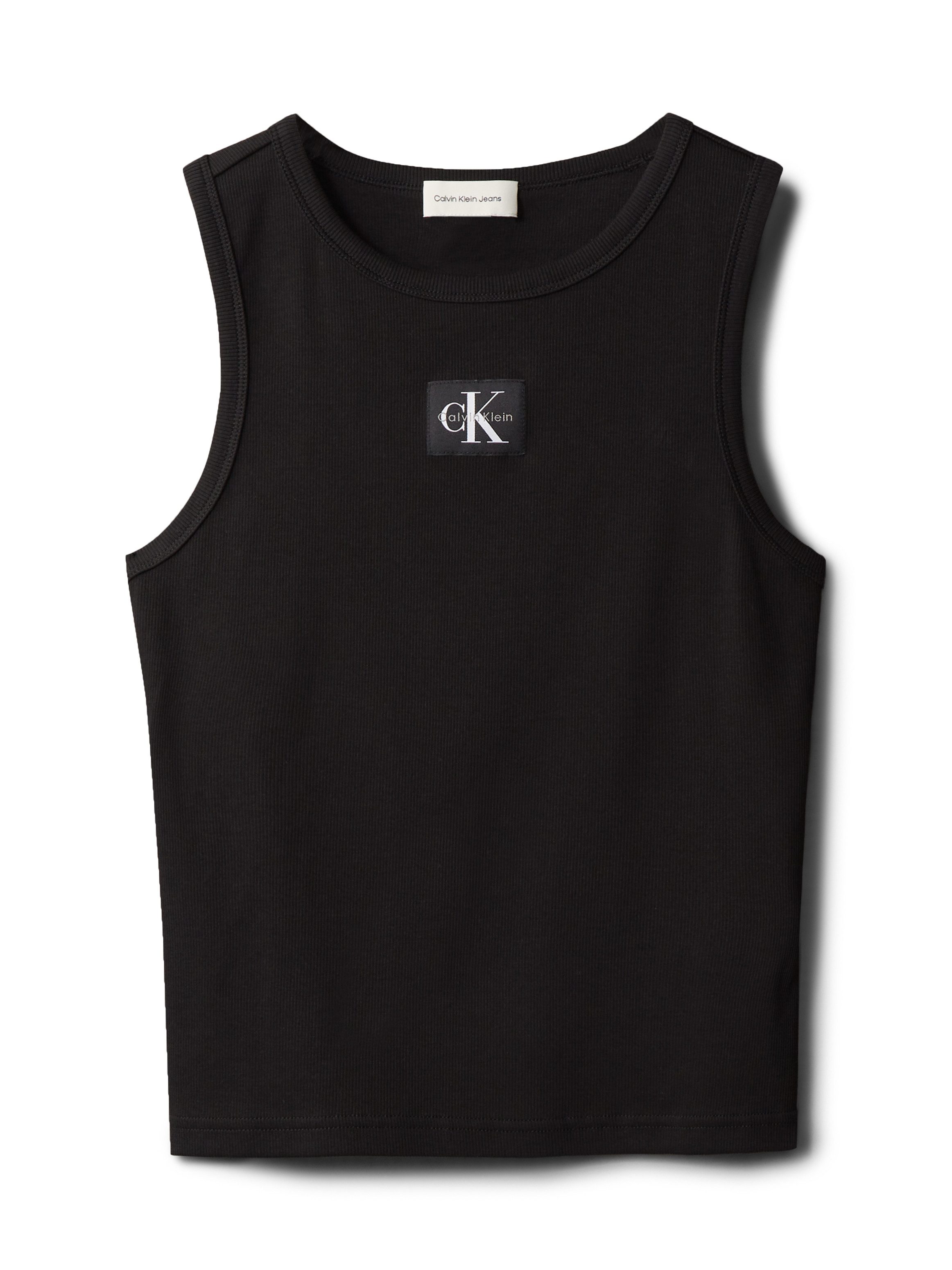 Calvin Klein Tanktop A - WVN LBL 2X2 CTTN