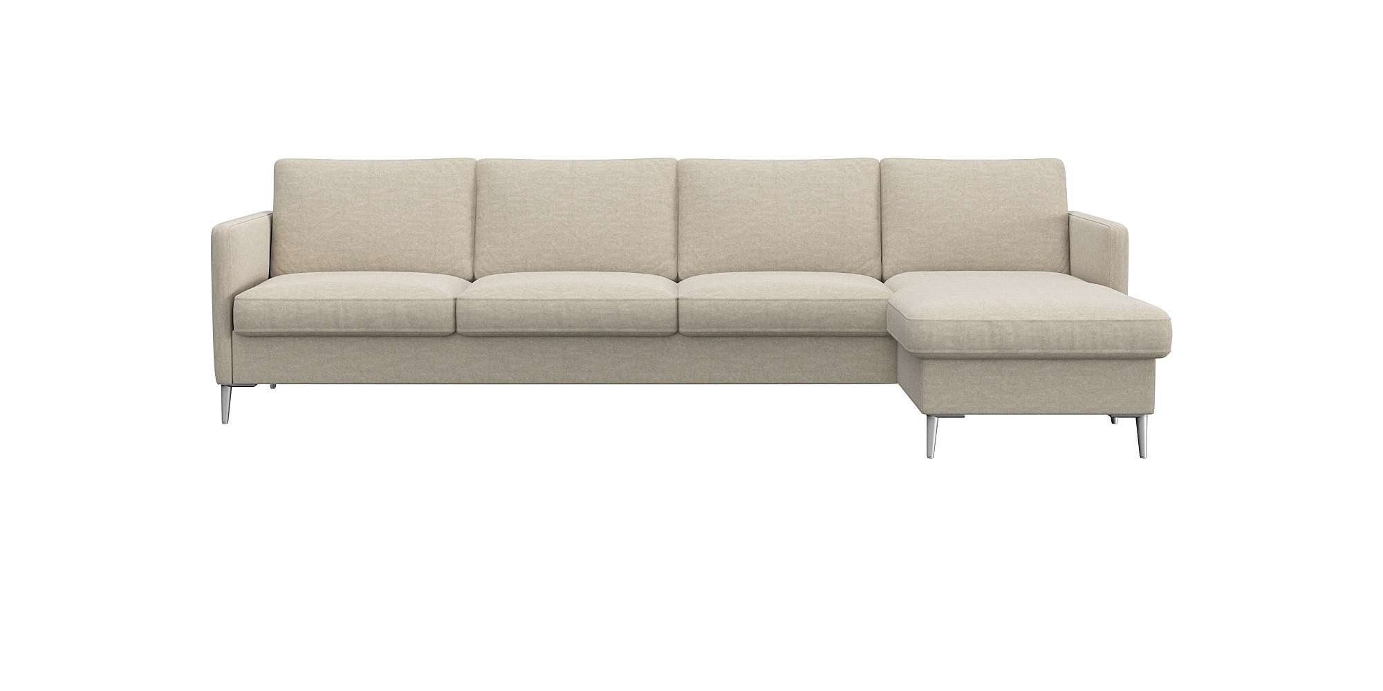 FLEXLUX Hoekbank Fiore, L-vorm, comfortabel en aangenaam door hoogwaardige zitopbouw