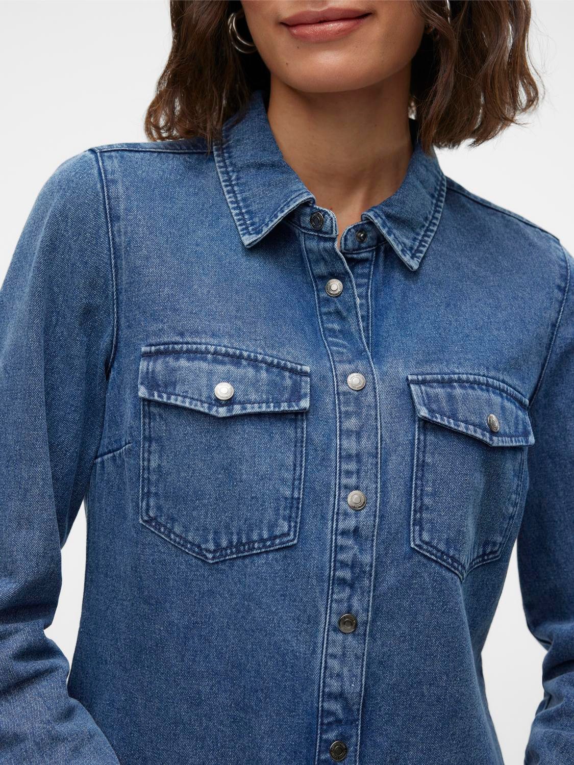 Vero Moda Jeans blouse VMJENNIE LS DENIM SHIRT MIX NOOS