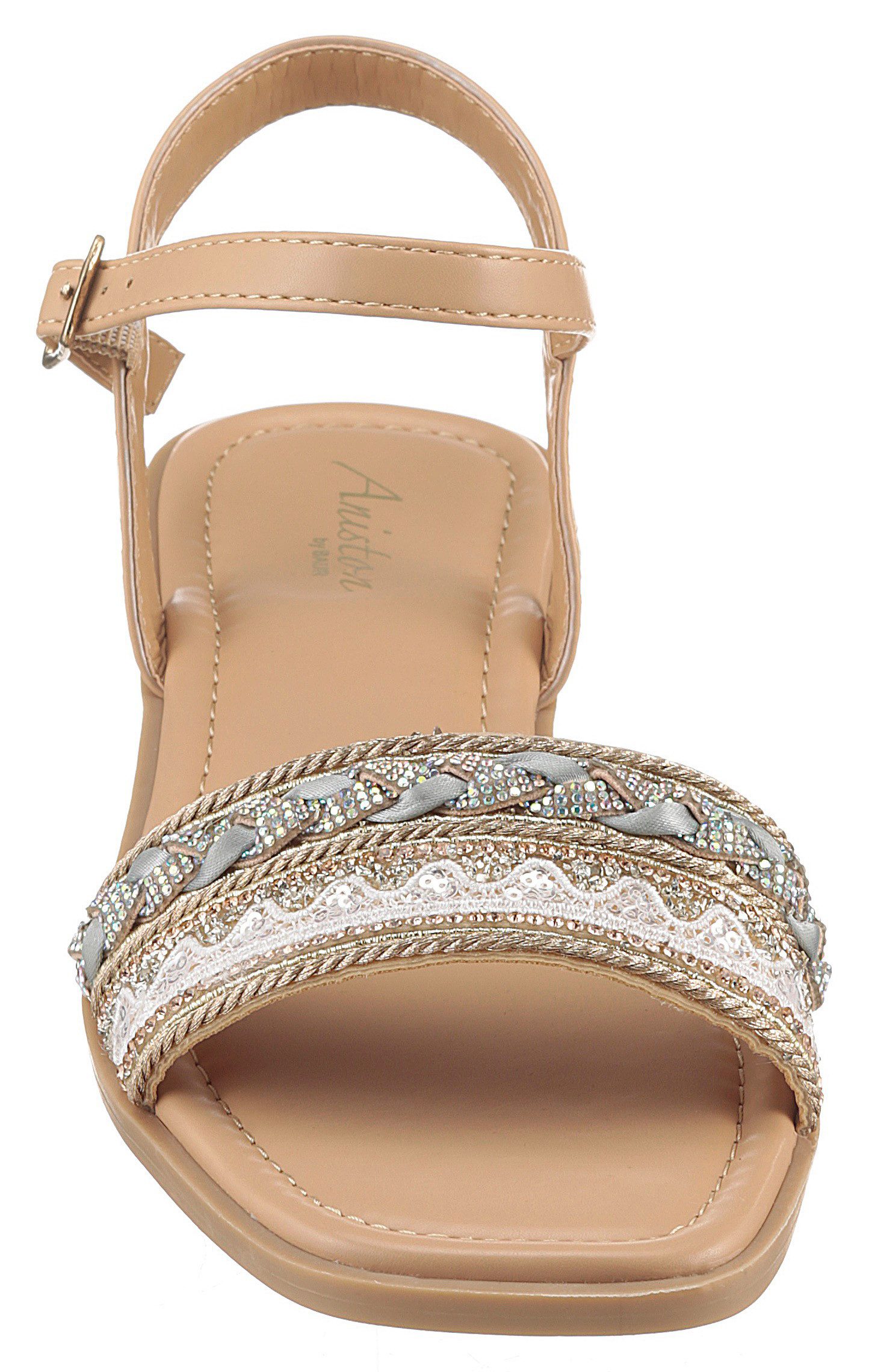 Aniston SHOES Sandalen , zomer schoen, sandalette, glitterstenen - nieuwe collectie