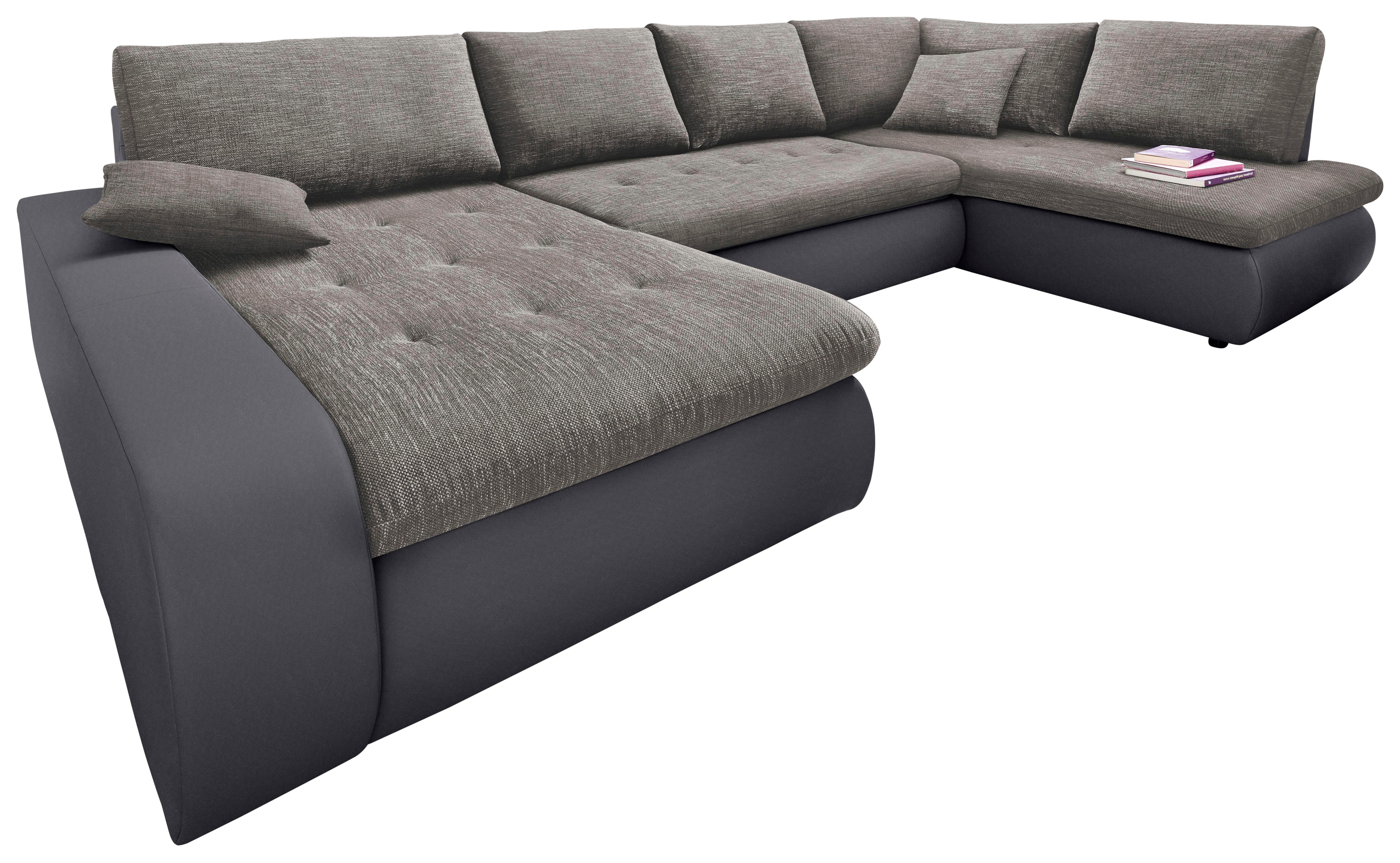 TRENDMANUFAKTUR Zithoek Indie, geweldig zitcomfort, uitgebreide detailafwerking, U-vorm