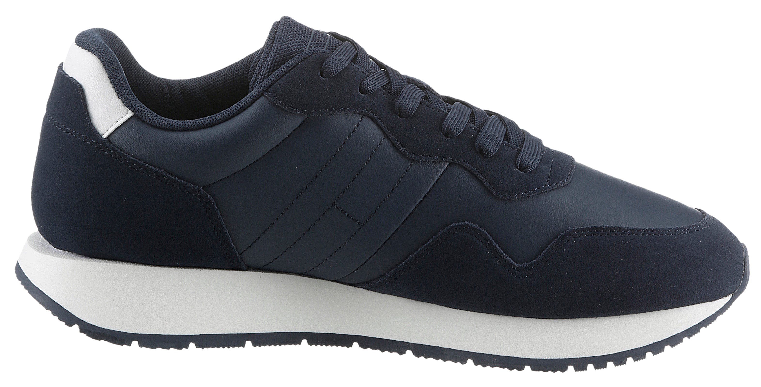 TOMMY JEANS Sneakers TJM MODERN RUNNER vrijetijdsschoen, lage schoen, veterschoen met zijlogo-vlag