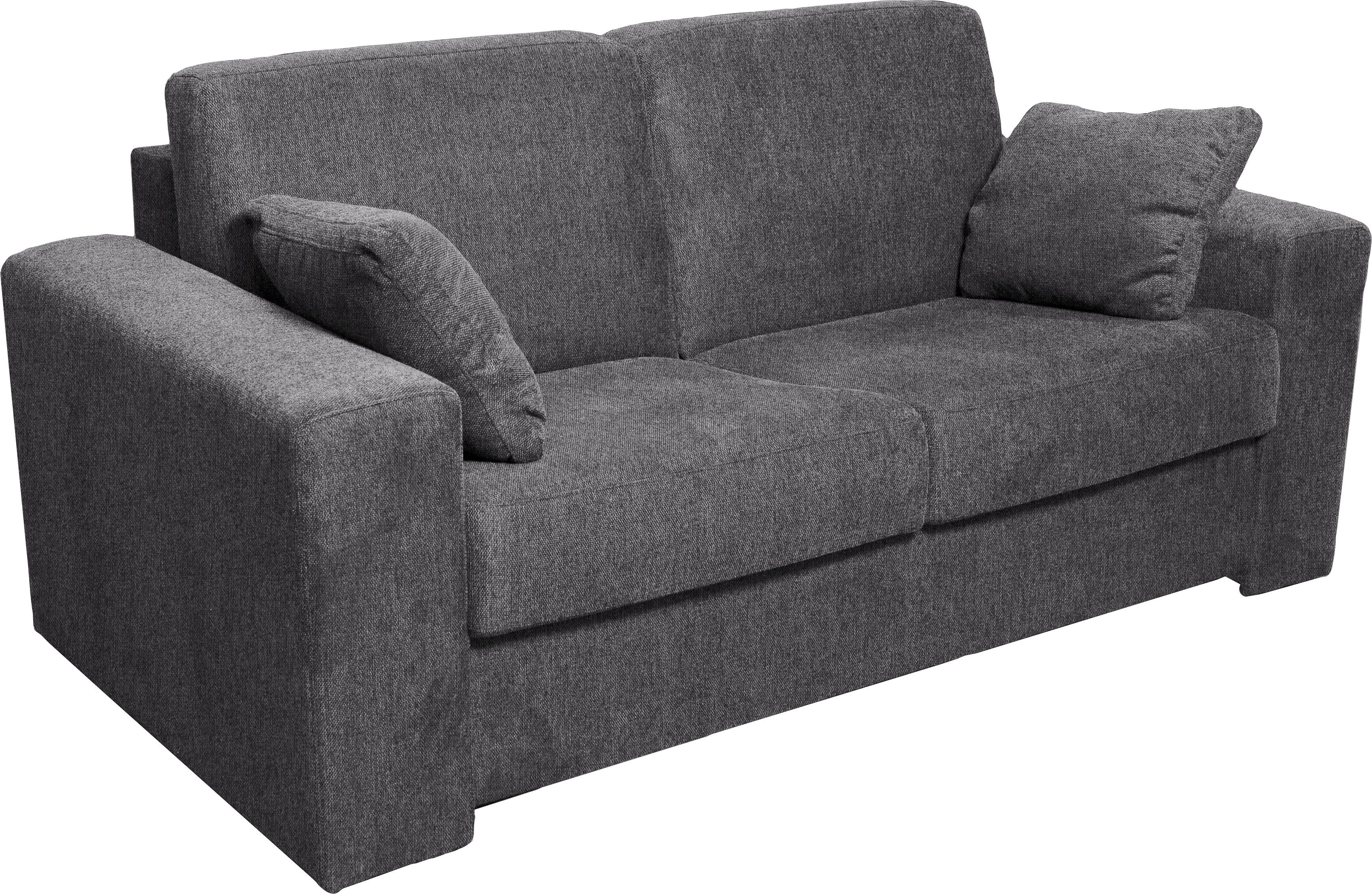 Home affaire 2-zitsbank Roma matras hoogte 14 cm Bedfunctie, met vering, Afmeting liggend ca. 123x198 cm