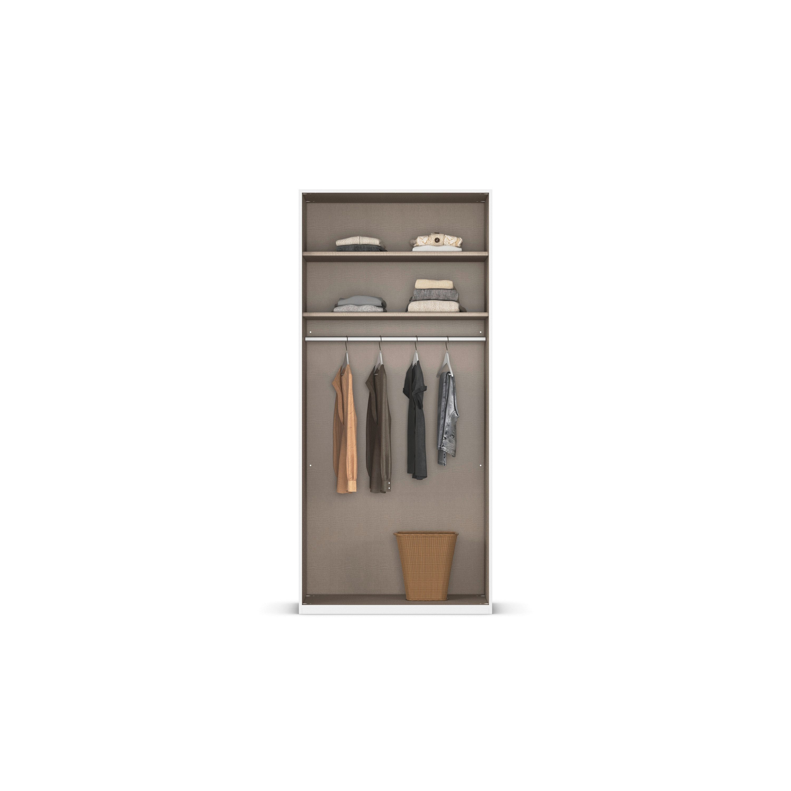 rauch Draaideurkast Kledingkast Kast Garderobe Slaapkamerkast EVELYN in elegante stijl, veel opbergruimte 4 breedtes en 2 hoogtes made in germany