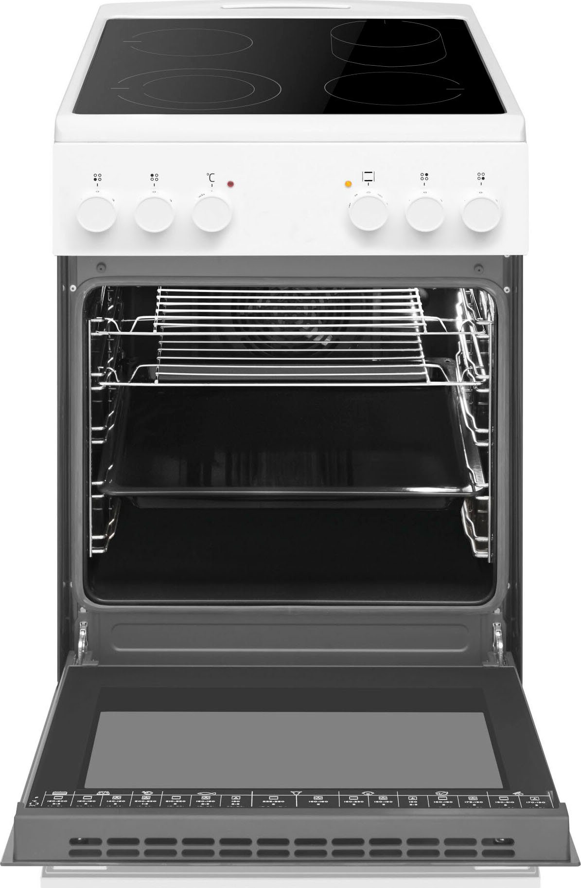 Amica Vrijstaand elektrisch fornuis SHC 903 021 W