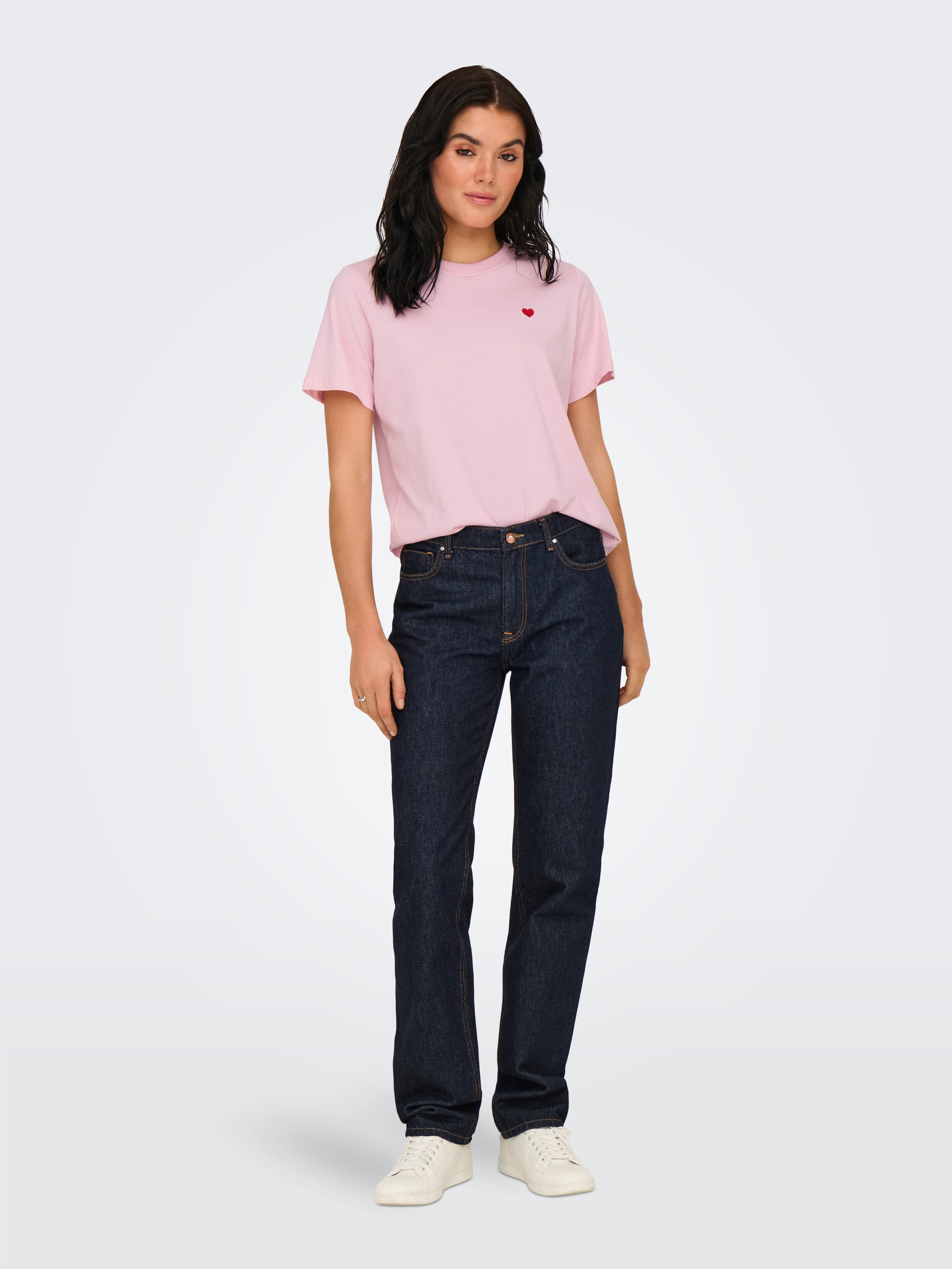 JDY Shirt met korte mouwen JDYPISA S/S PRINT TOP JRS NOOS
