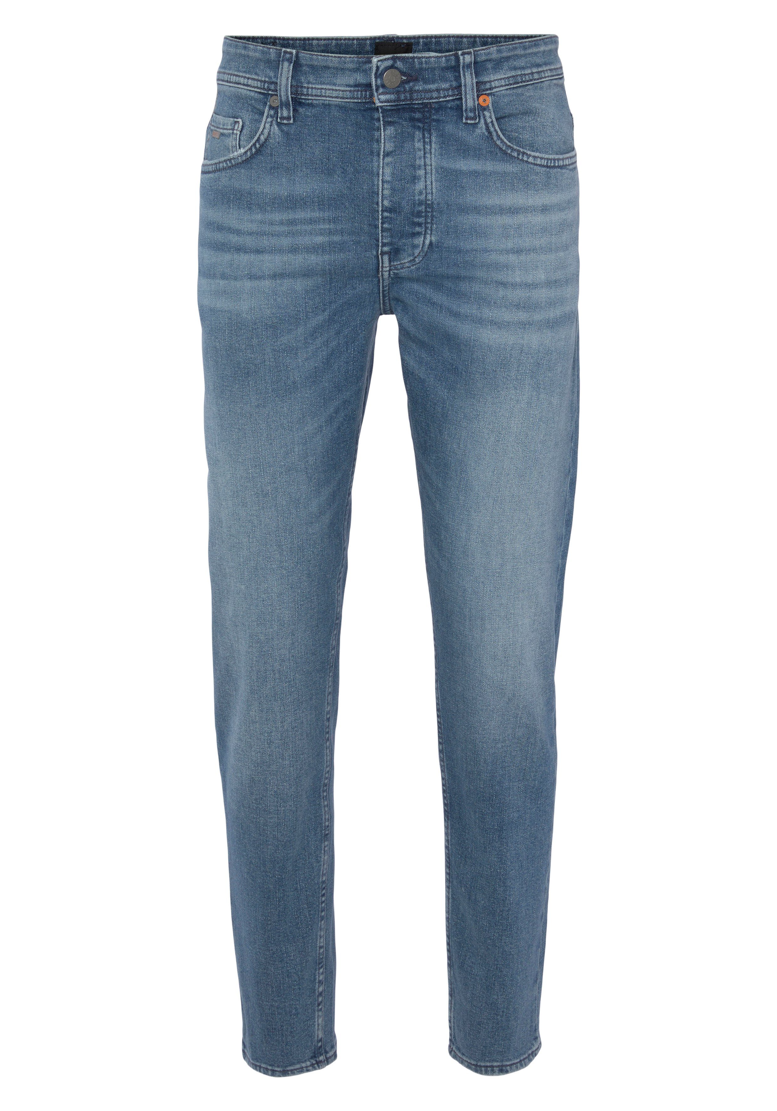 Boss Orange Regular fit jeans Taber BC C met merklabel