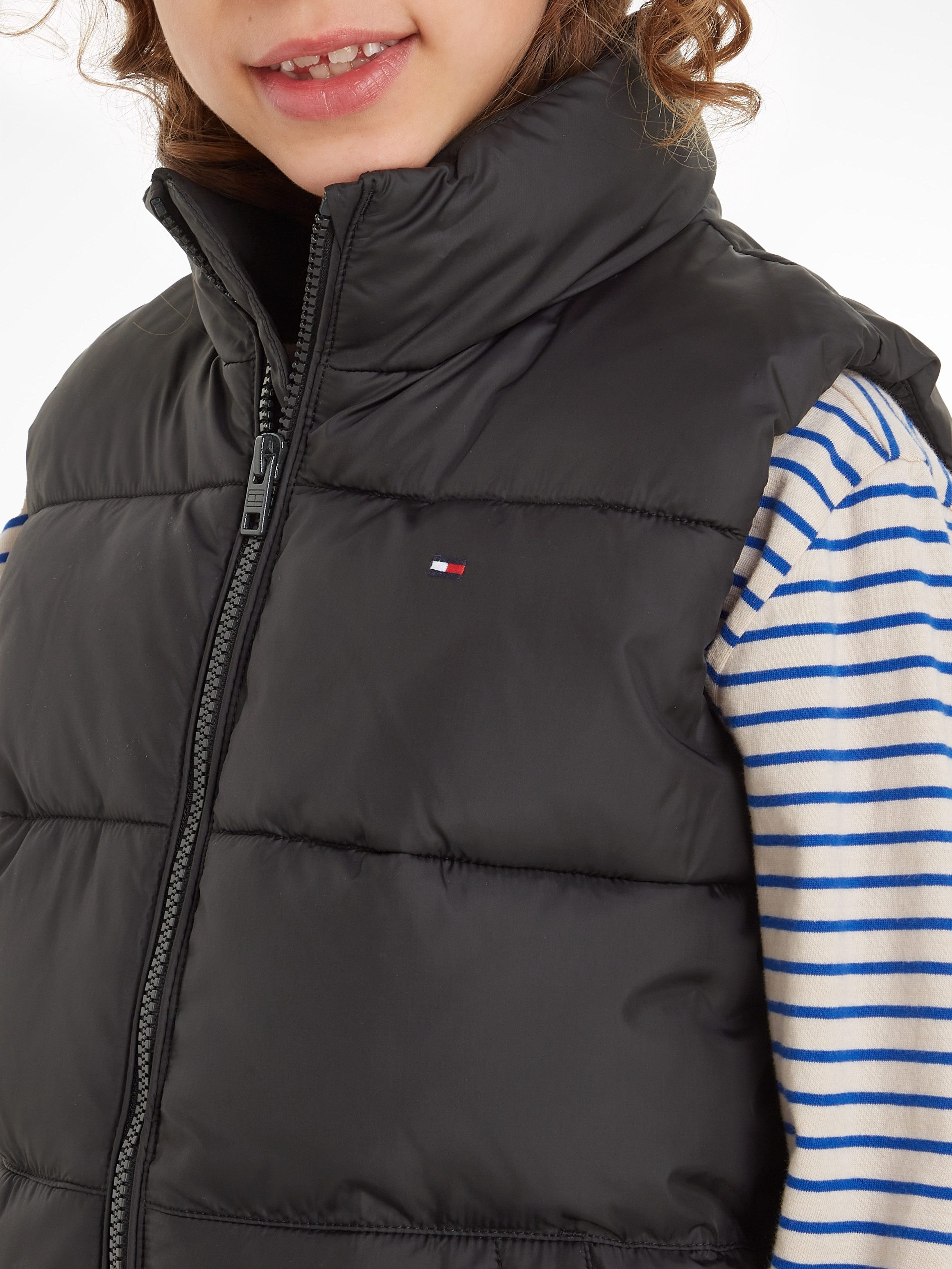 Tommy Hilfiger Bodywarmer ESSENTIAL PADDED VEST Kinderen tot 16 jaar met logostiksel