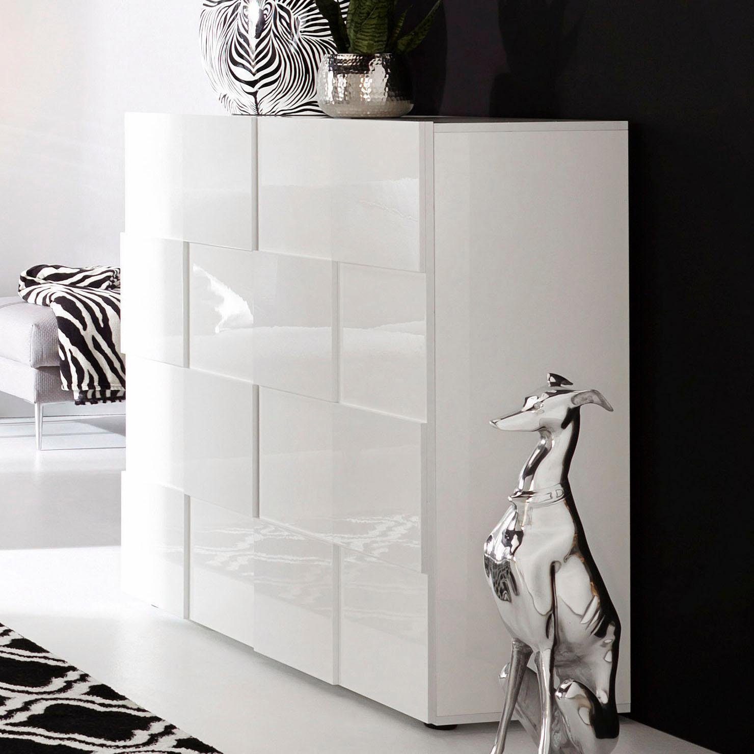 INOSIGN Highboard Dama Hoogte 111 cm, Breedte 121 cm, Commode 2 deuren, Hoge commode