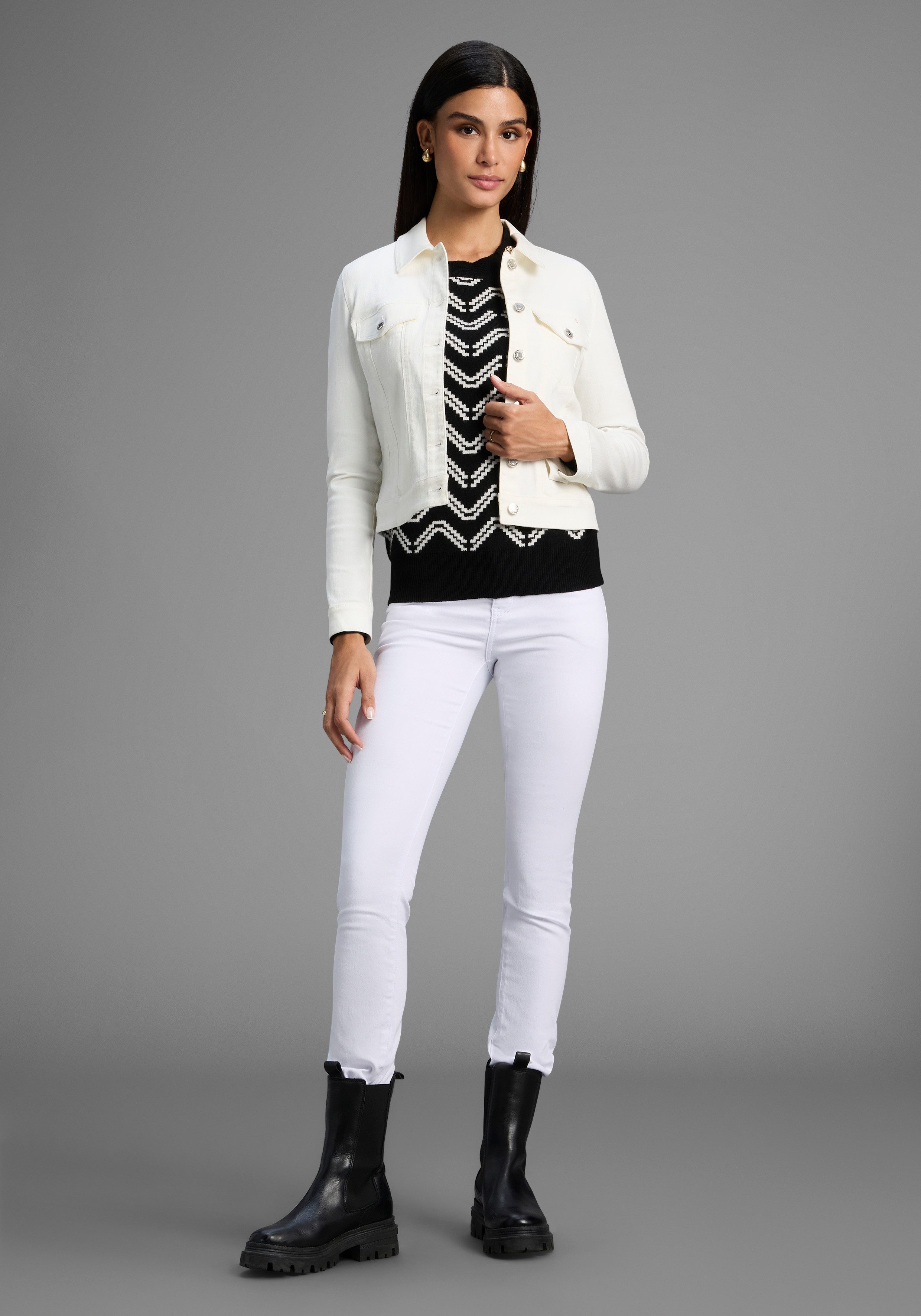 Arizona Skinny fit jeans Ultra Stretch extra-strakke been verloop, normale taille, met steekzakken