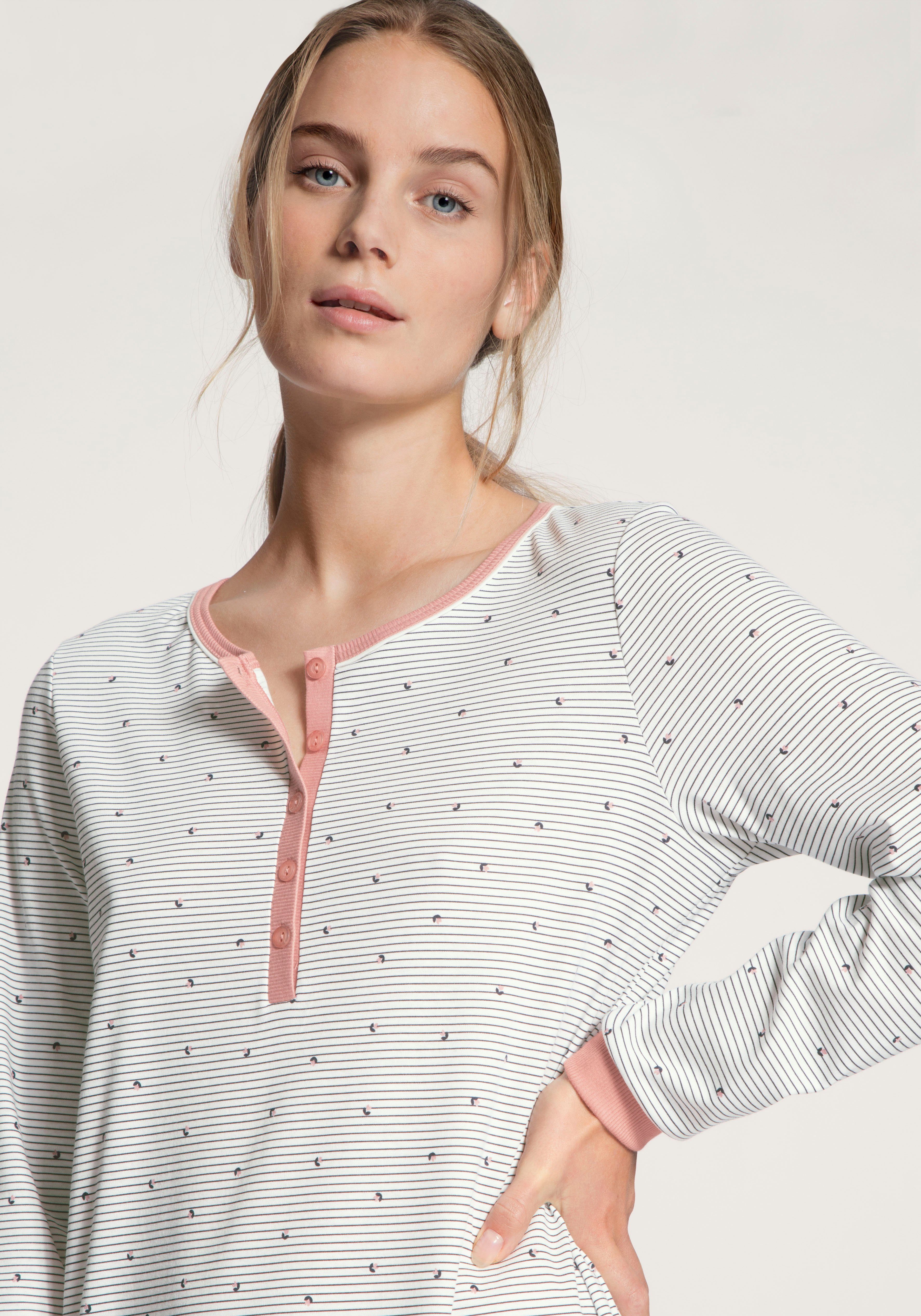 CALIDA Nachthemd Sweet Dreams , modern fit, fijne strepen