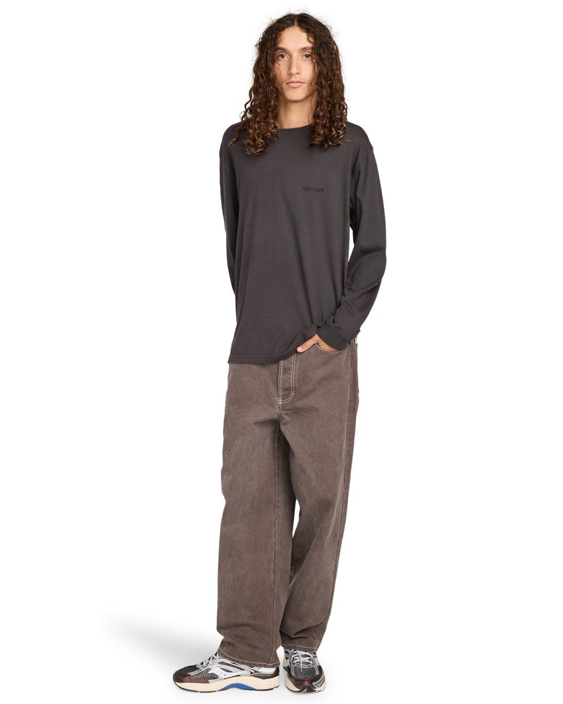Element Shirt met lange mouwen Lowcase Pigment