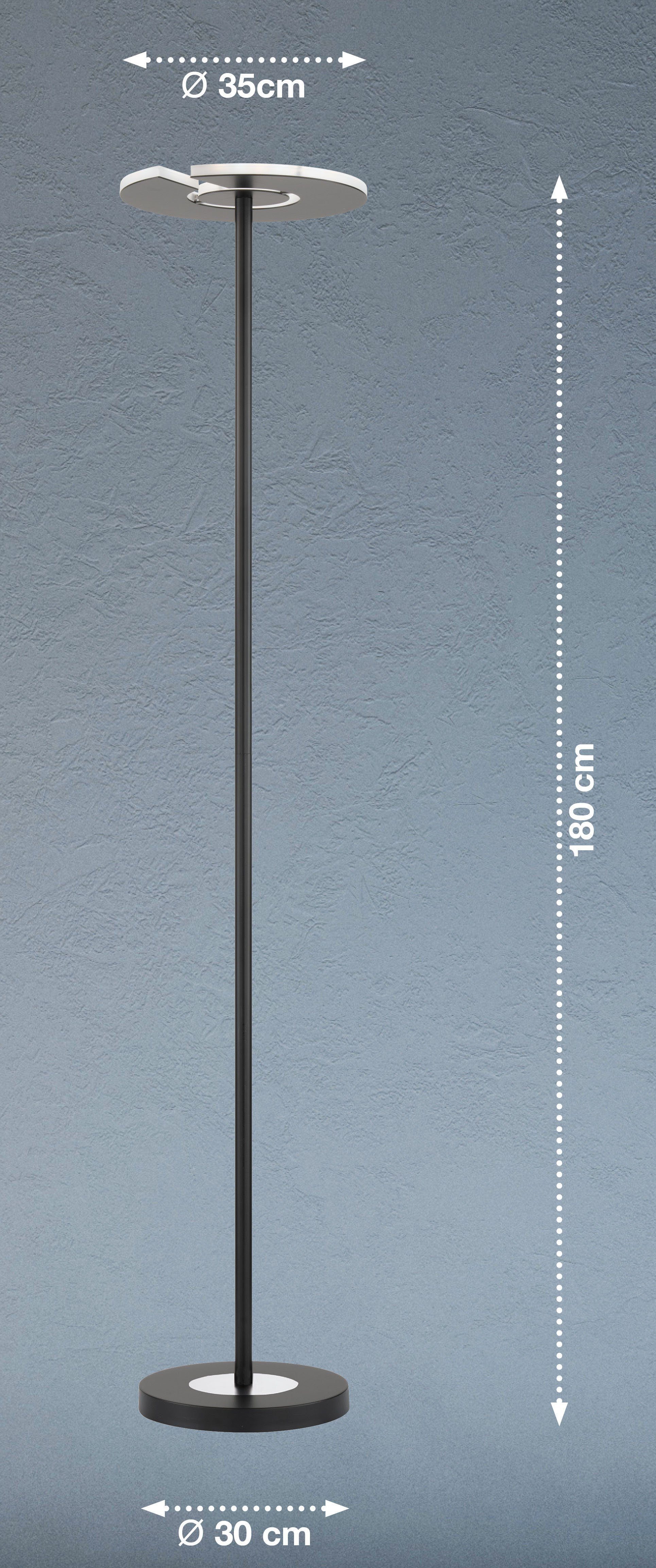 Honsel Leuchten Staande ledlamp met uplight Dent (1 stuk)