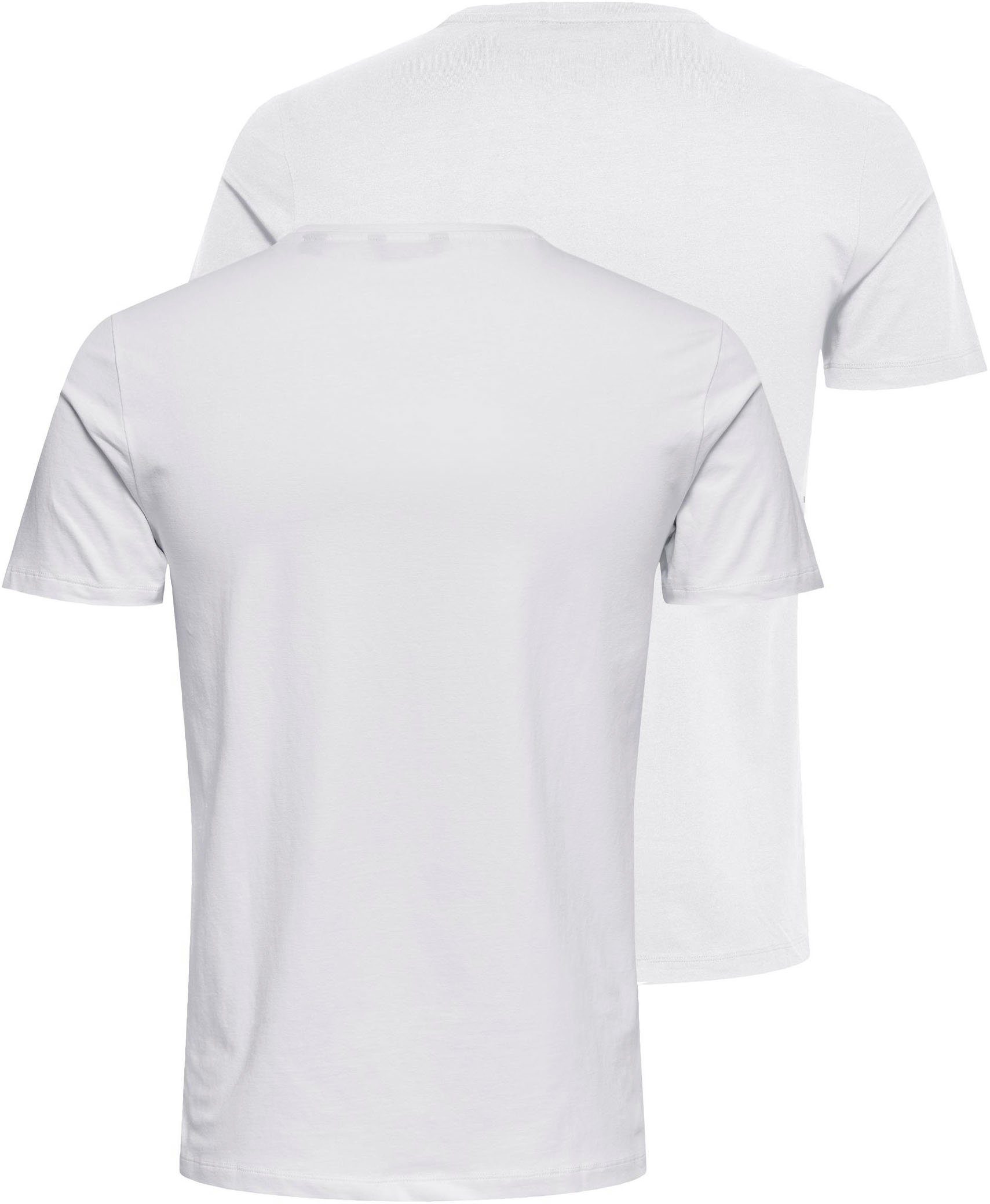 ONLY & SONS T-shirt BASIC LIFE SLIM O-NECK 2-PACK (2-delig, Set van 2)