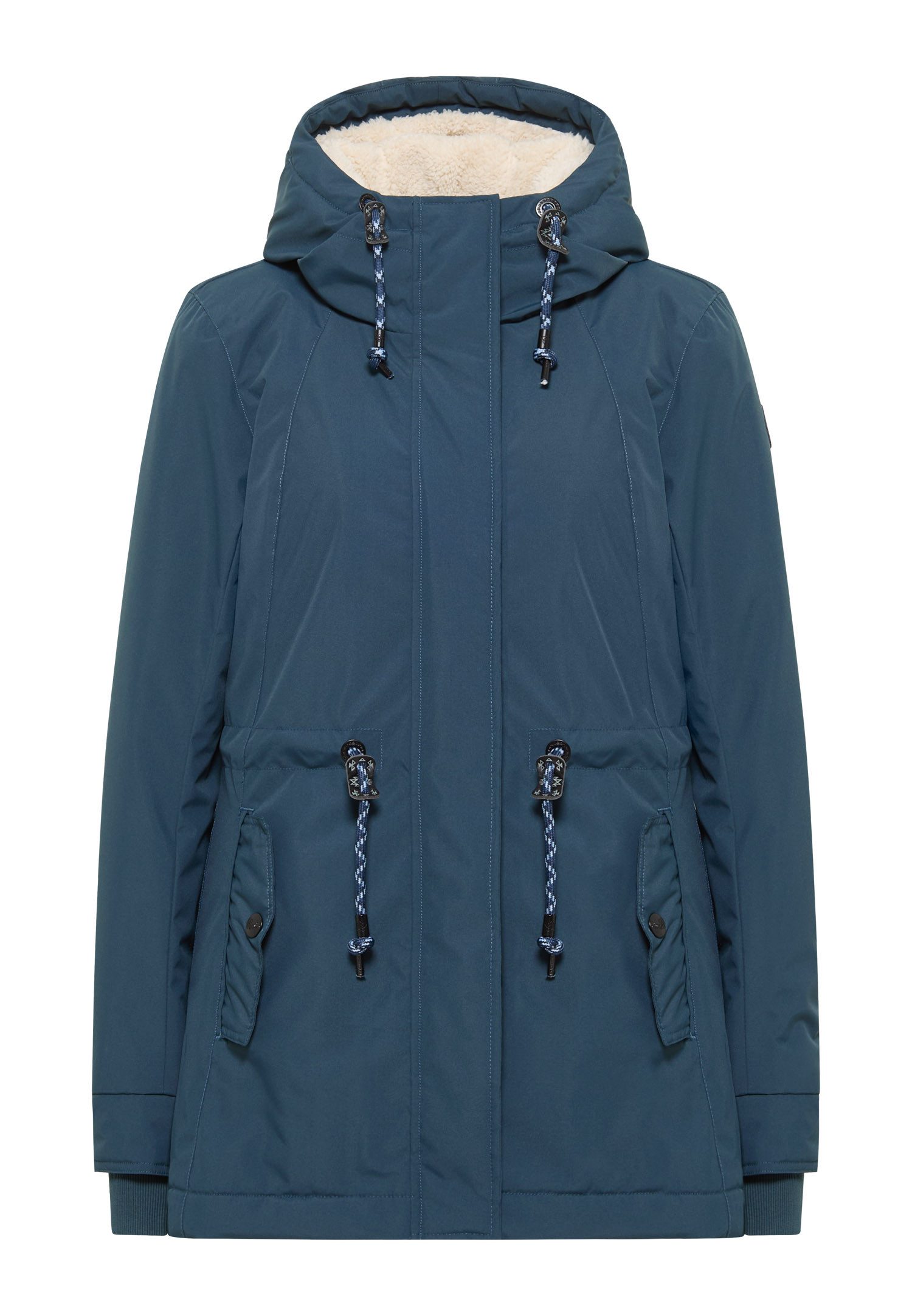 Ragwear Parka MONADIS WARM waterafstotende overgangsjas met verwarmende teddypluche voering