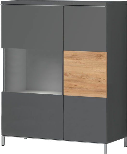 Places of Style Vitrinekast Onyx met soft close functie