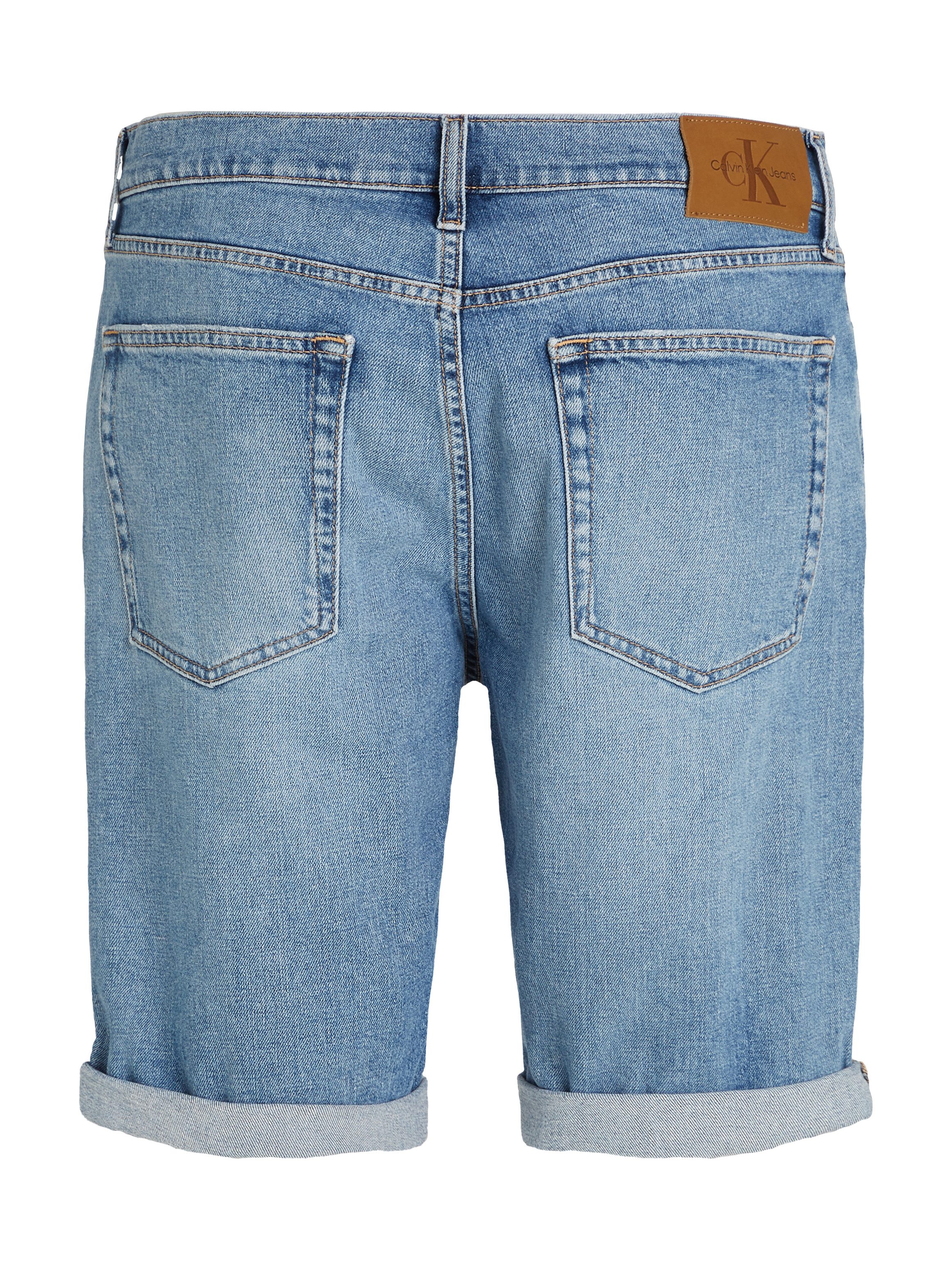 Calvin Klein Short SLIM SHORT met omslagzoom