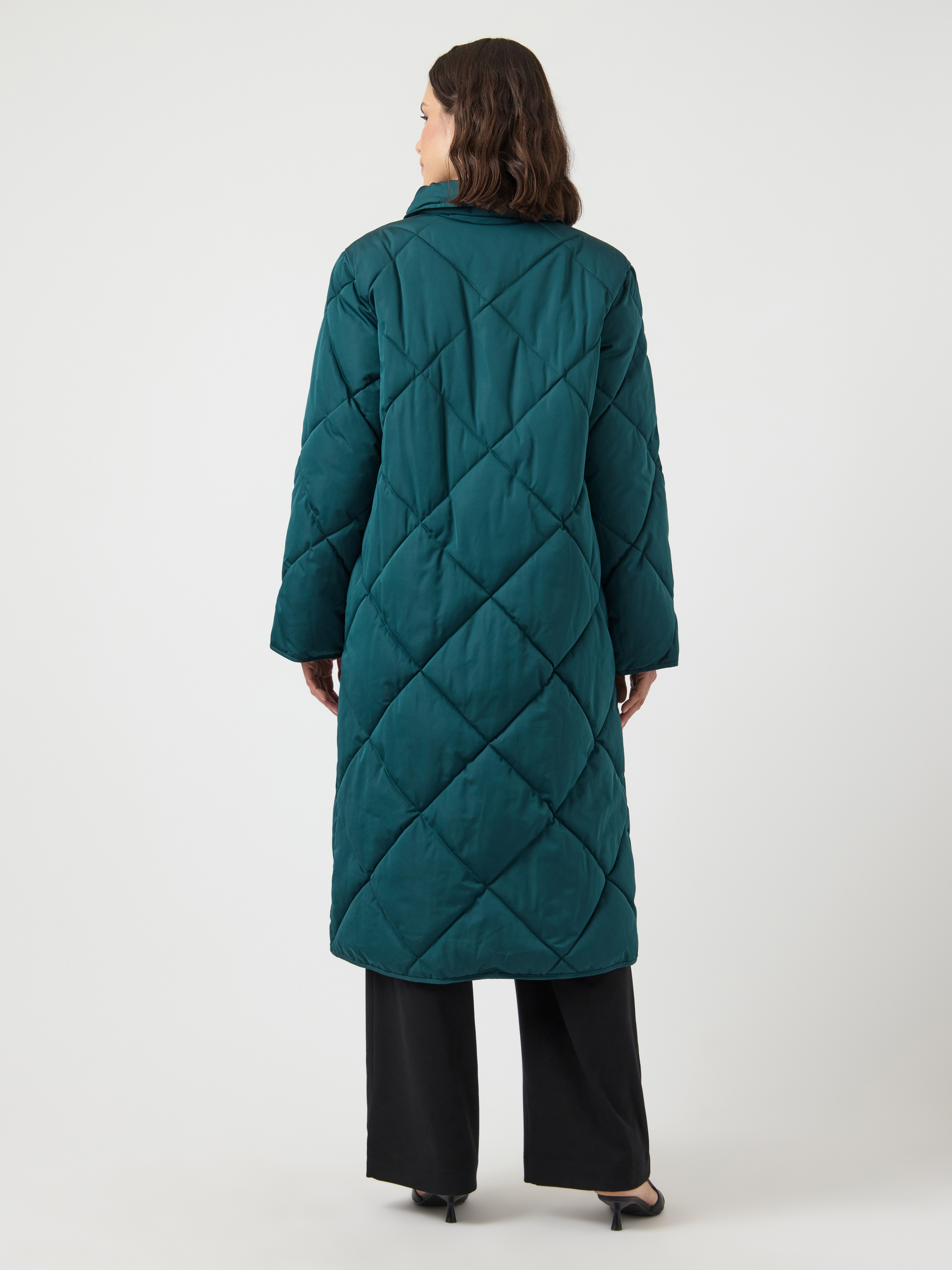 Y.A.S Gewatteerde jas YASSELURA LS LONG PADDED COAT S. NOOS