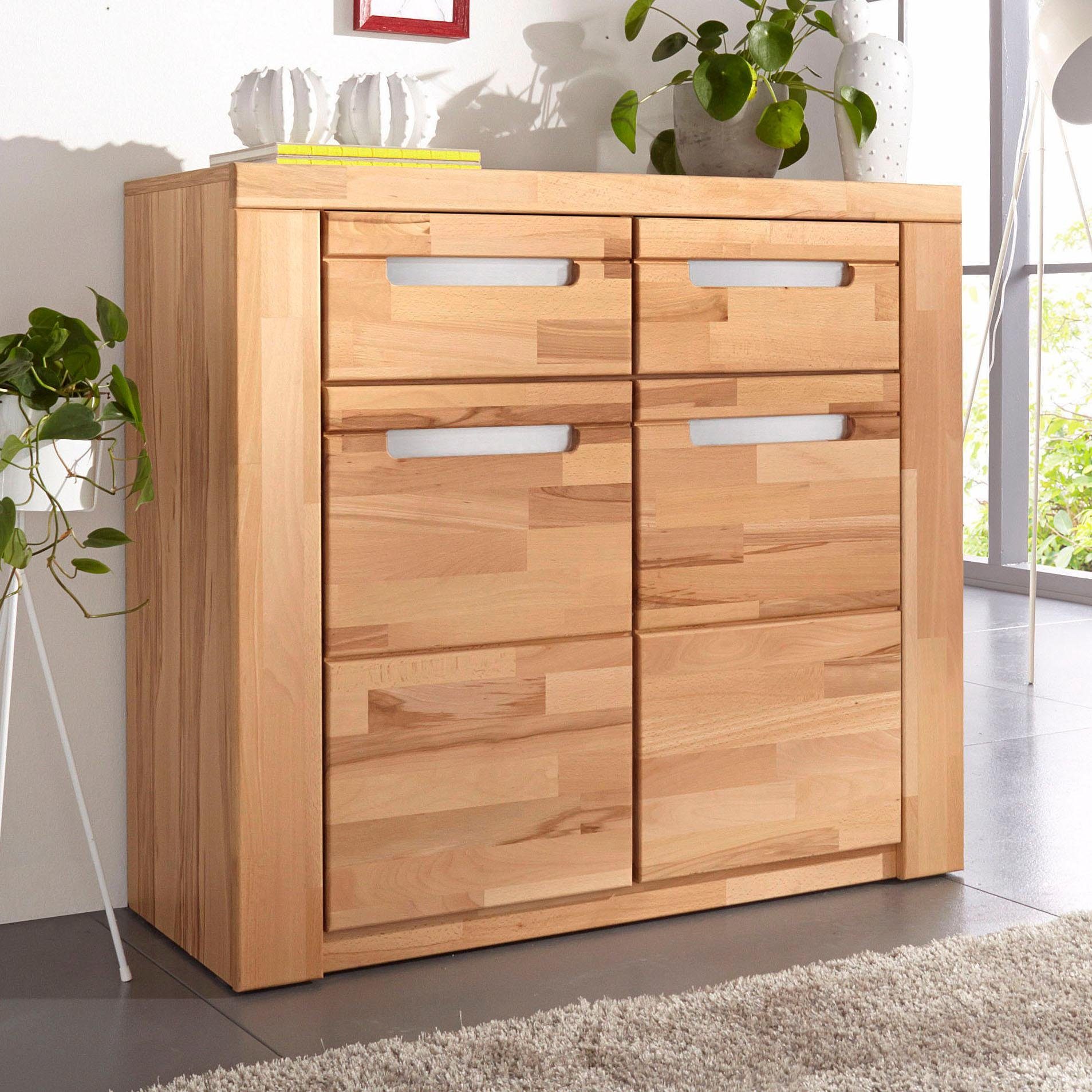 Home affaire Dressoir Kolding Breedte 100 cm dressoirs beige