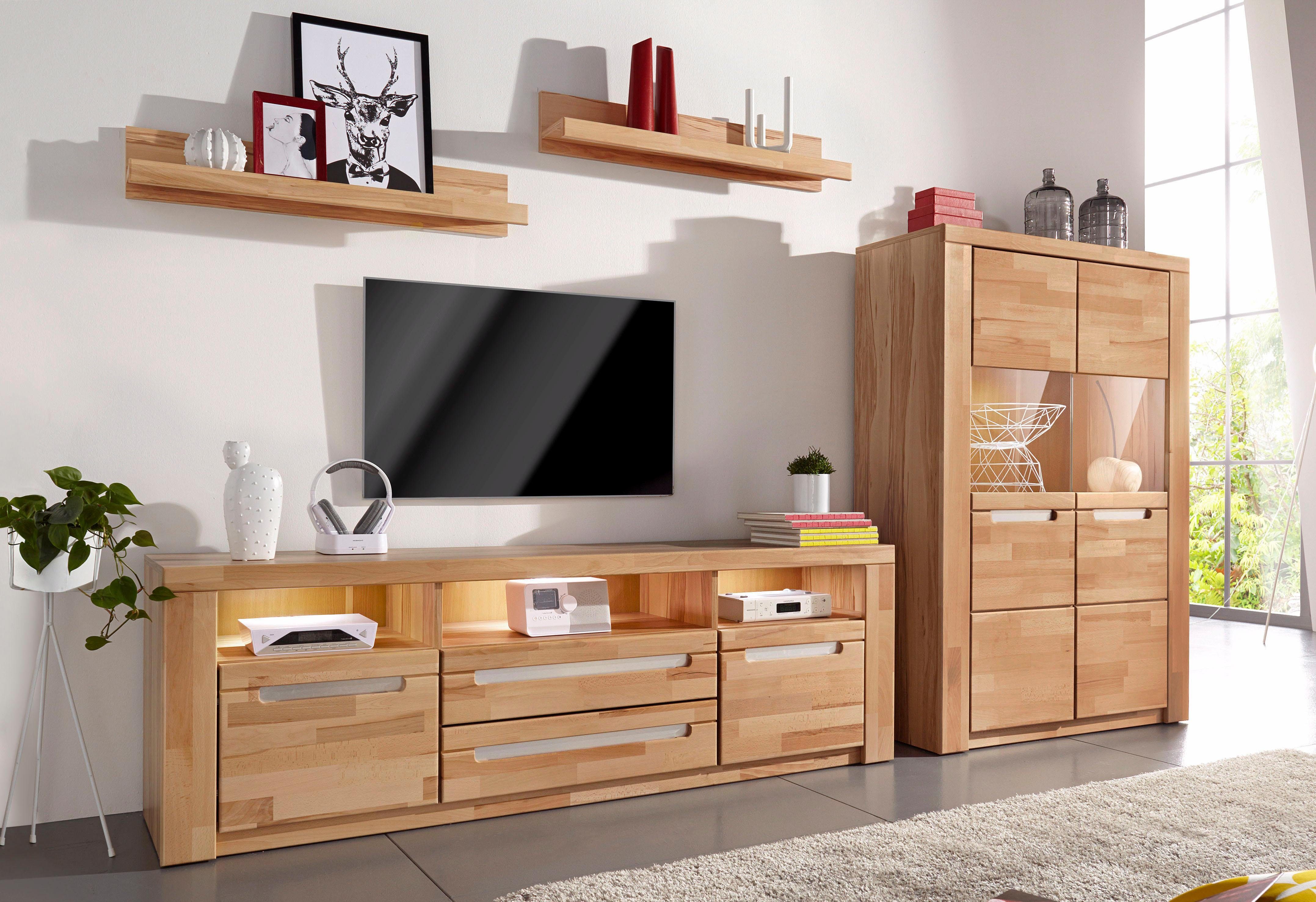 Home affaire Wandplank Kolding set van 2 (set)