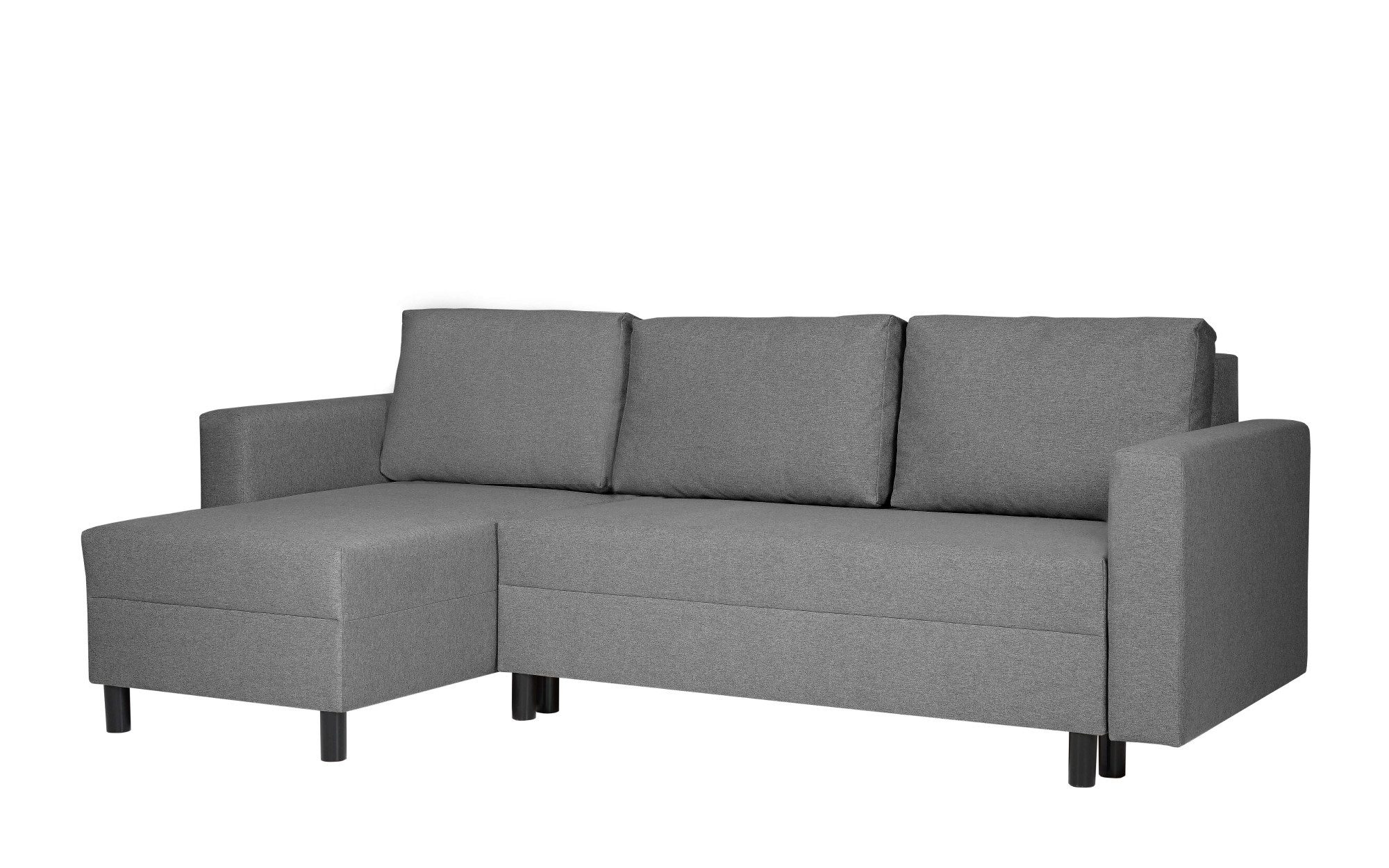 INOSIGN Hoekbank GLENOE slaapbank met bedlade, ottomane aan beide zijden te monteren L-vorm, afmetingen B/D/H: 230/135/84,5 cm, velvet & zachte structuur