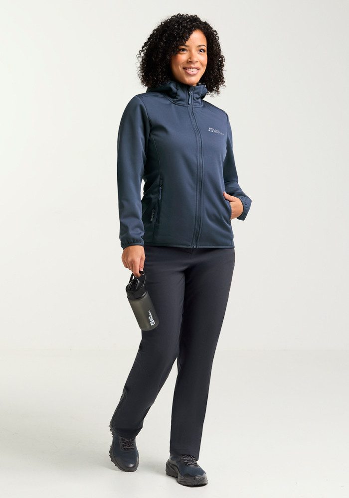 Jack Wolfskin Softshell-jack WINDHAIN HOODY W