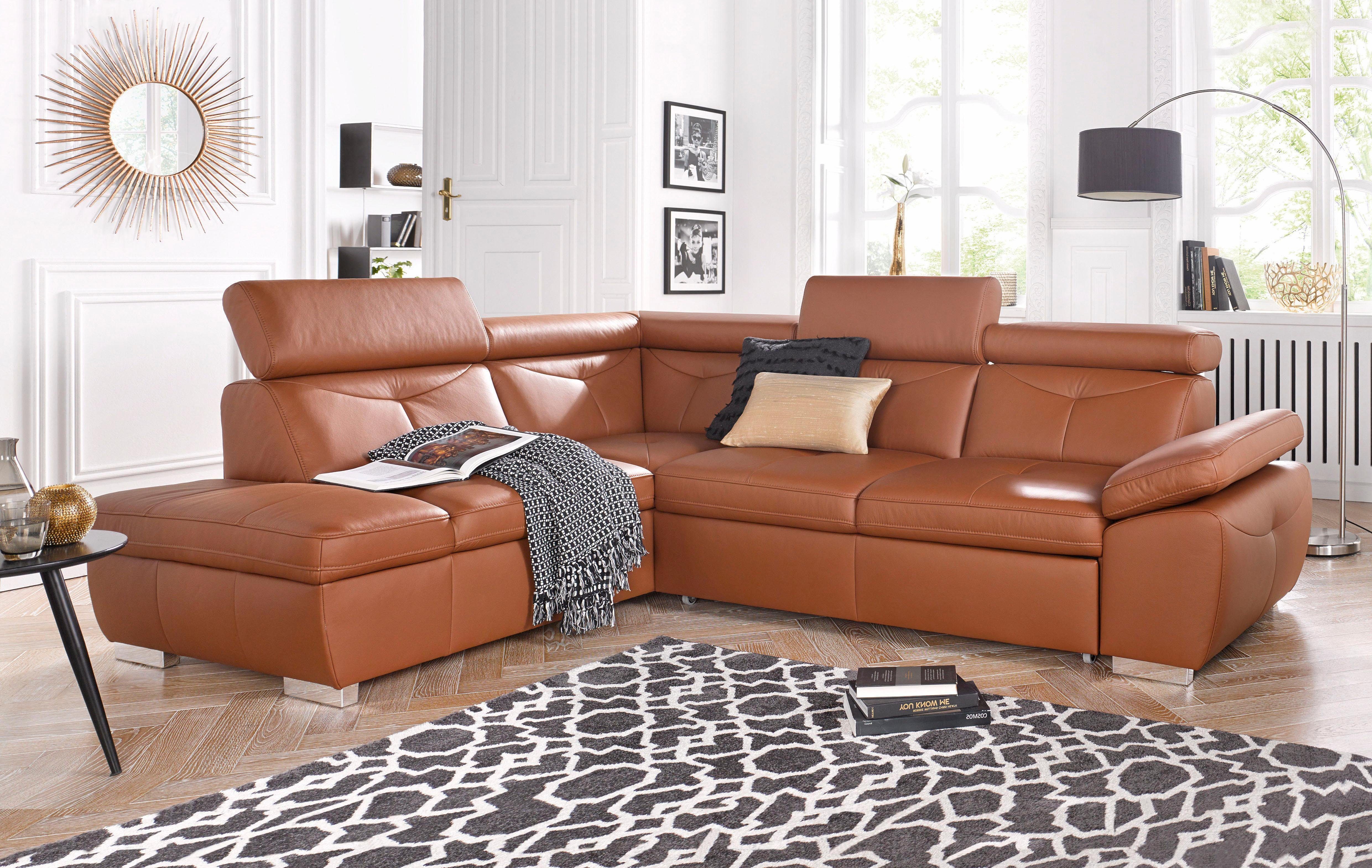 exxpo - sofa fashion Hoekbank Spring, super comfortabel en comfortabel met arm- en hoofdsteunfunctie