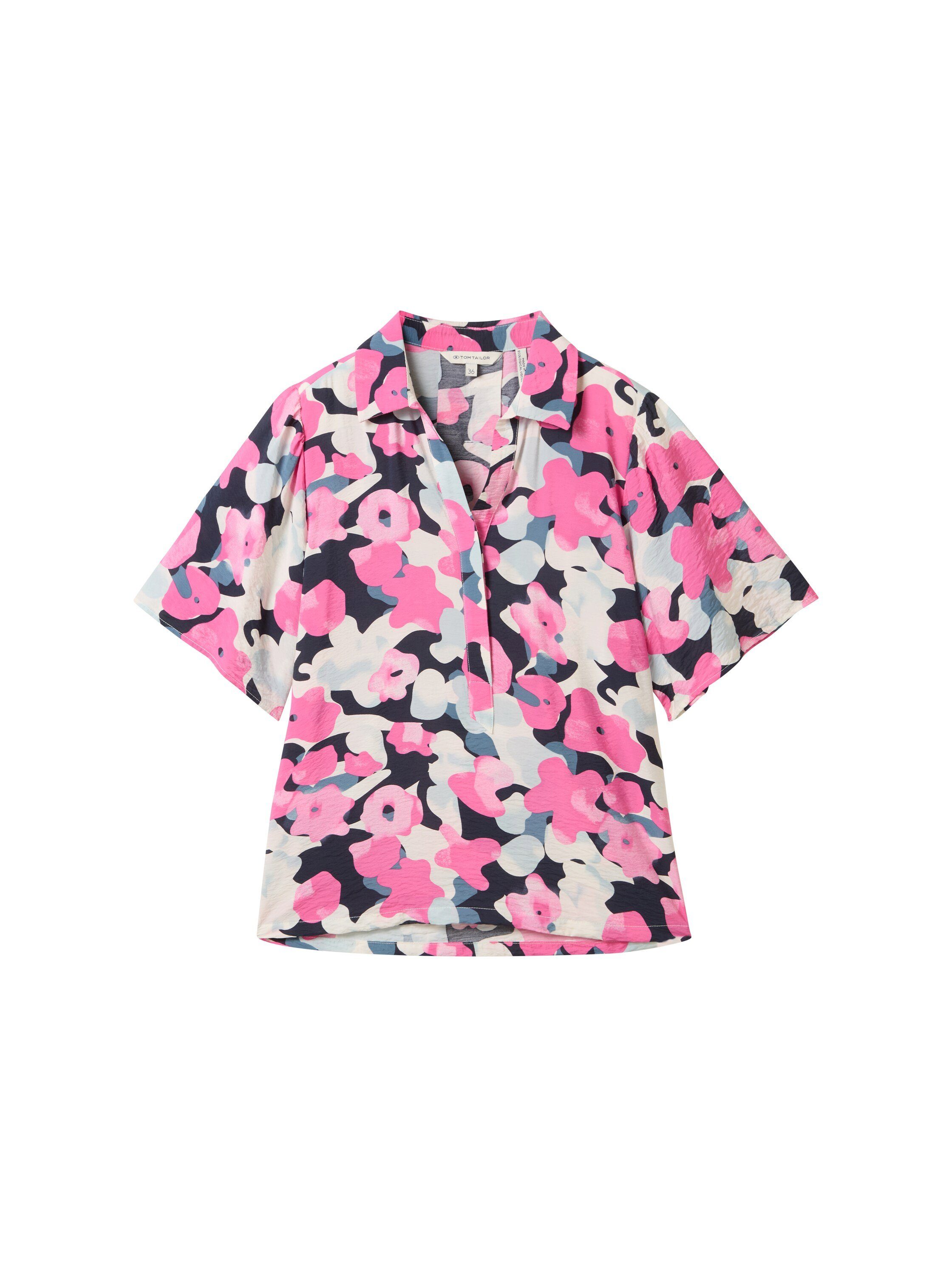 Tom Tailor Gedessineerde blouse met all-over motief