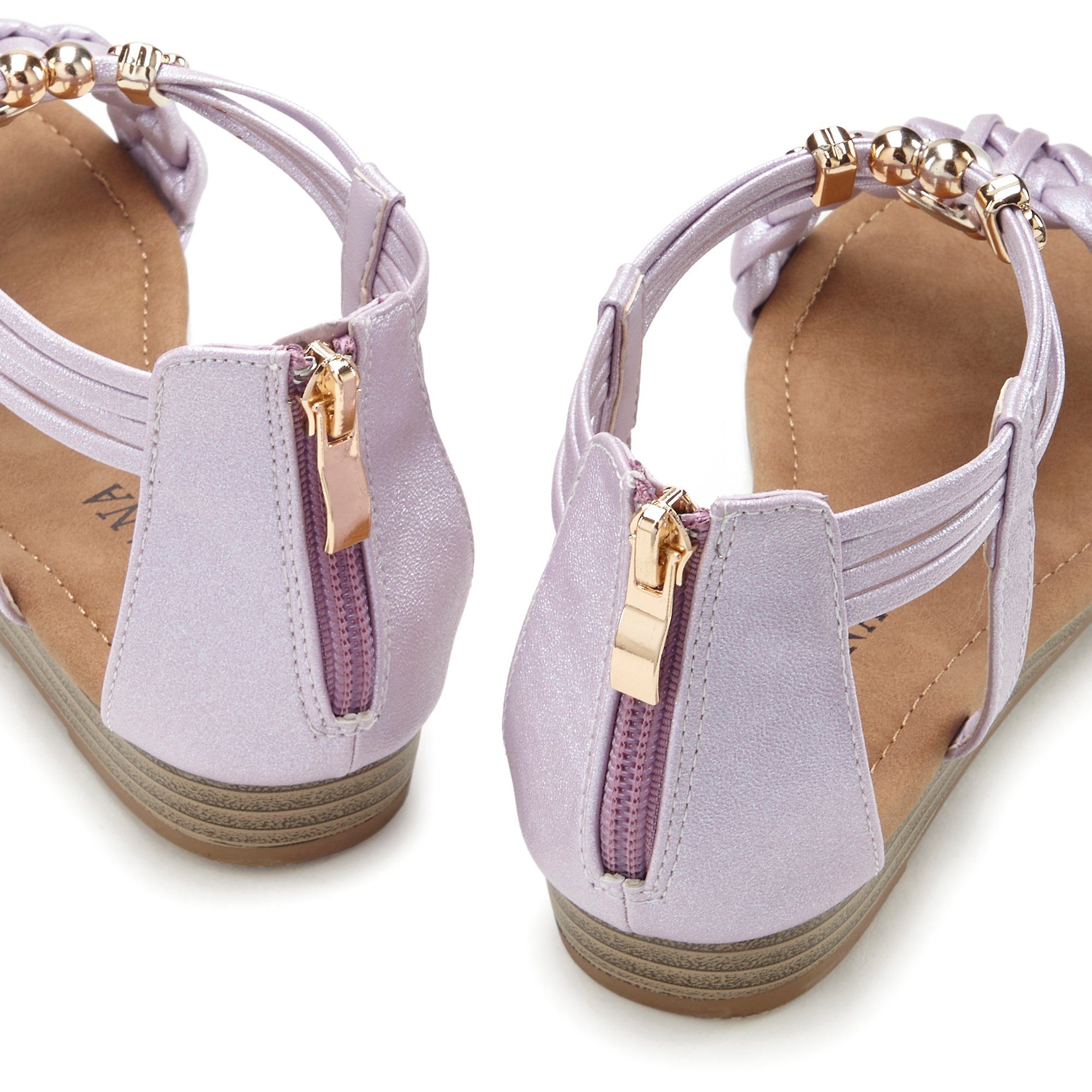 Lascana Sandalen Zomerschoen Sandalette, zomerschoen met verfijnde band VEGAN