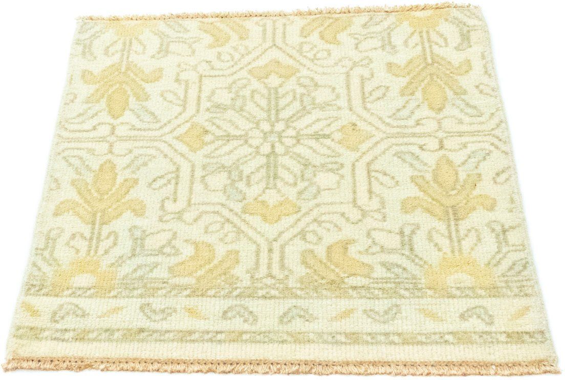 morgenland Wollen kleed Design-vloerkleed met de hand geknoopt beige handgeknoopt