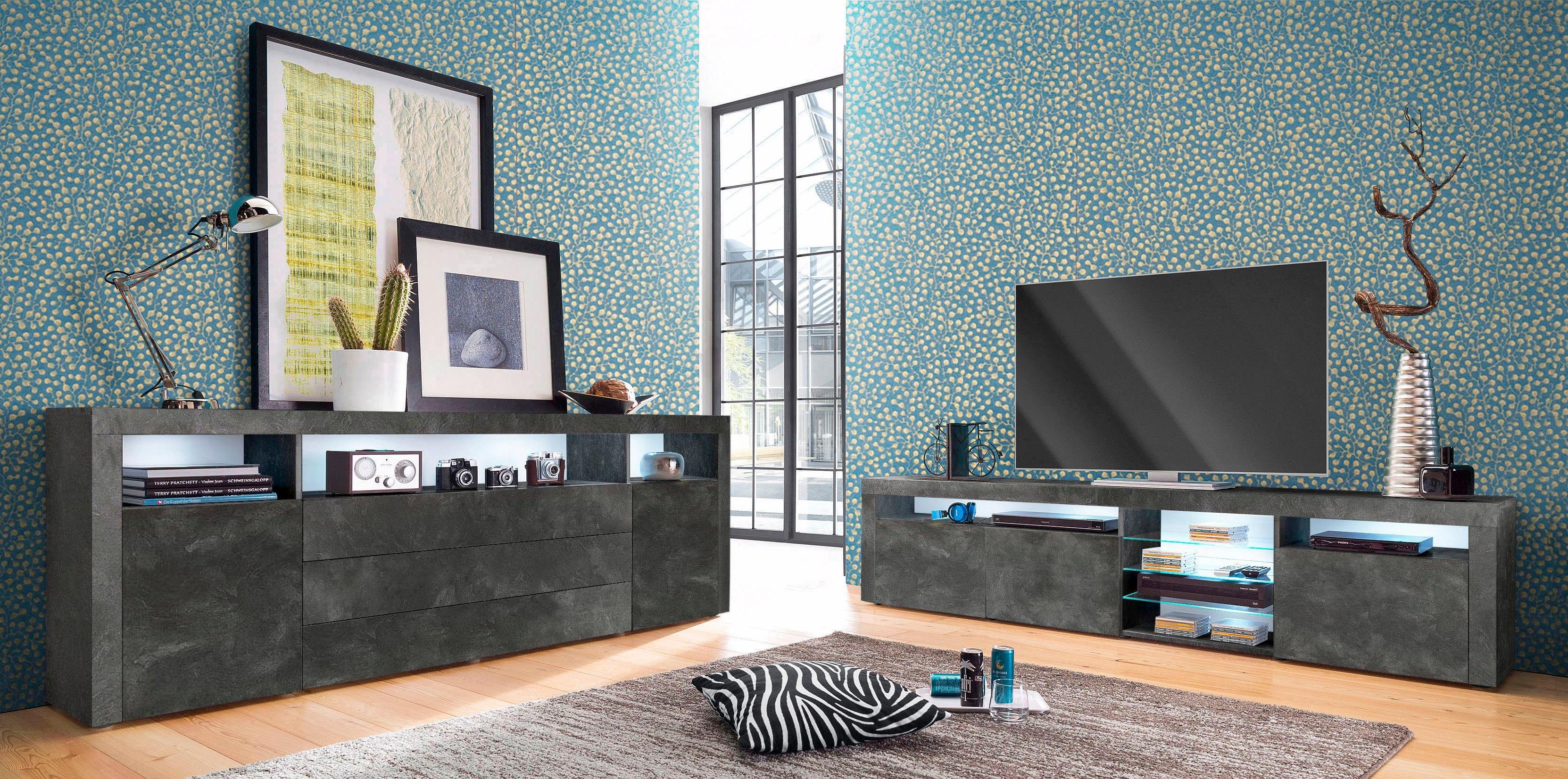 borchardt Möbel Dressoir Santa Fe Breedte 200 cm