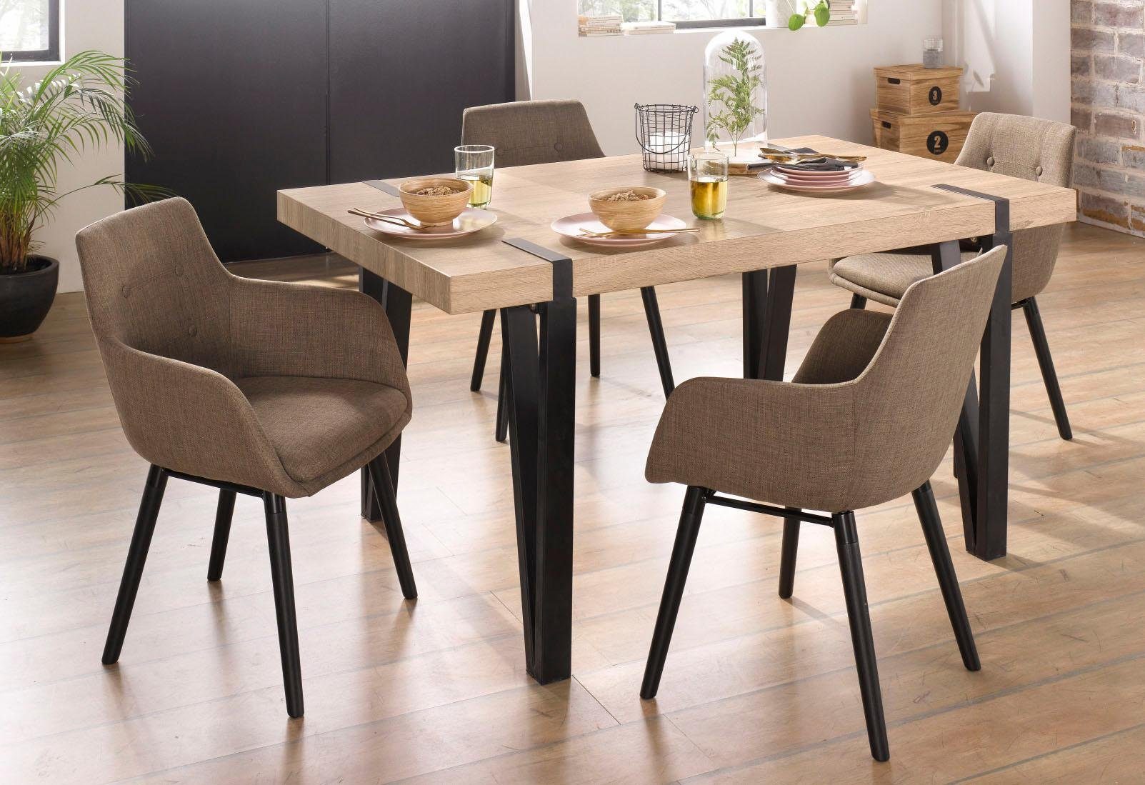 Home affaire Eettafel Sanchez Breedte 150 cm
