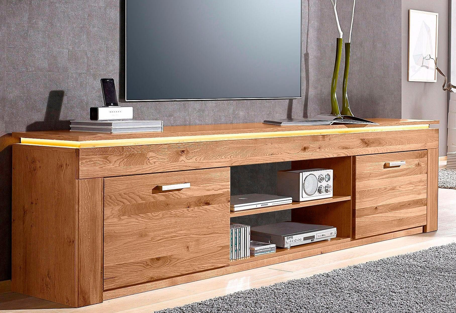 VOGL Möbelfabrik Tv-meubel Breedte 222 cm lowboards bruin