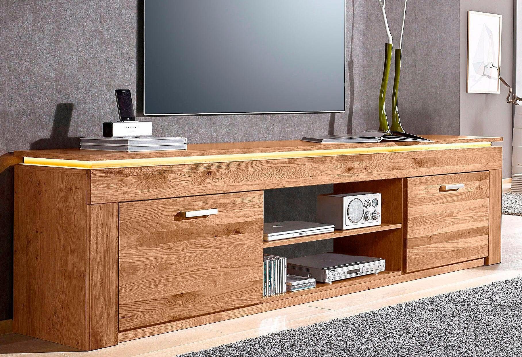 vogl moebelfabrik tv-meubel breedte 222 cm bruin