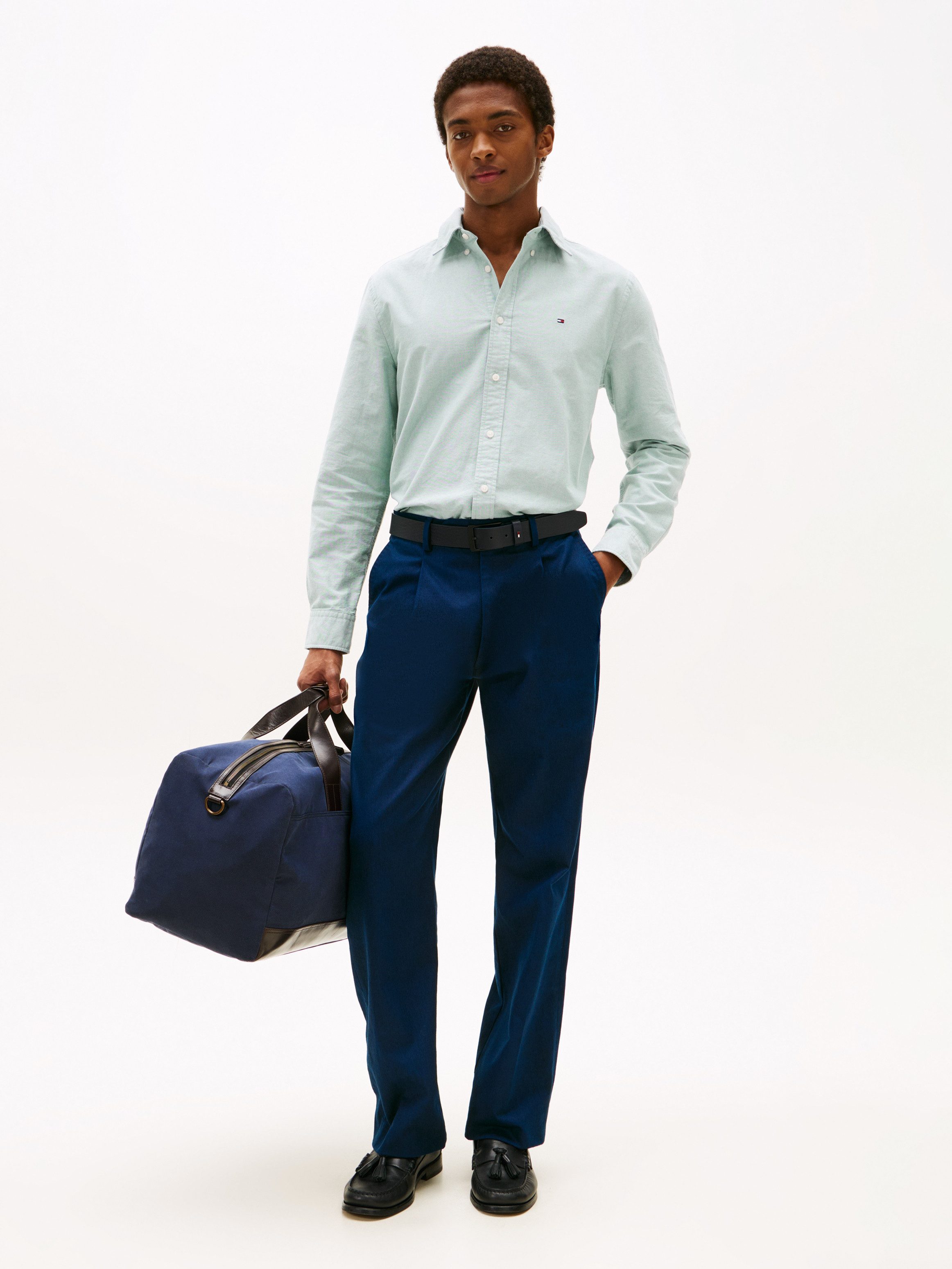 Tommy Hilfiger Overhemd met lange mouwen SOLID HERITAGE OXFORD RF SHIRT