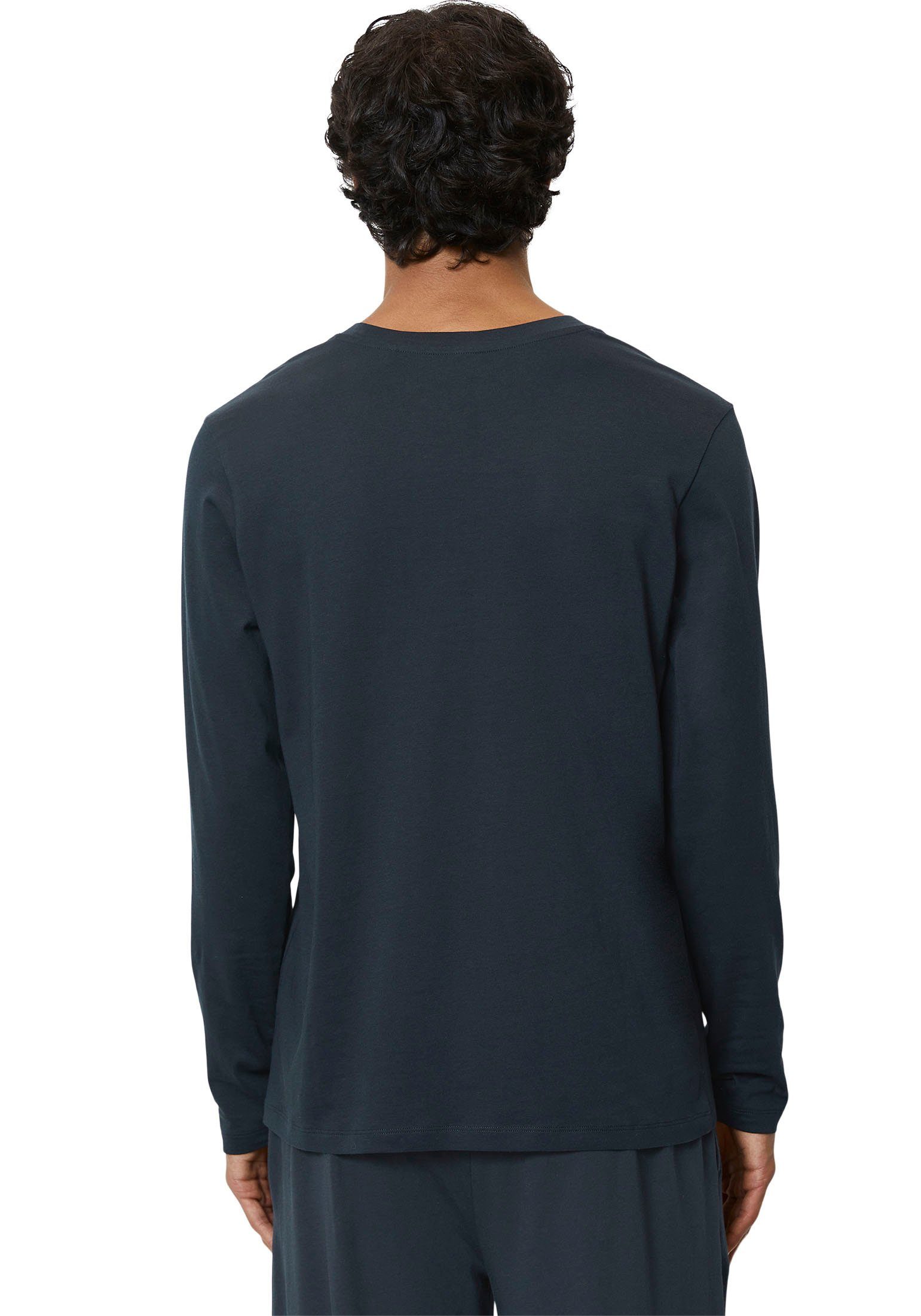 Marc O'Polo Shirt met lange mouwen Mix & Match Cotton met lange mouwen en logo-embossing
