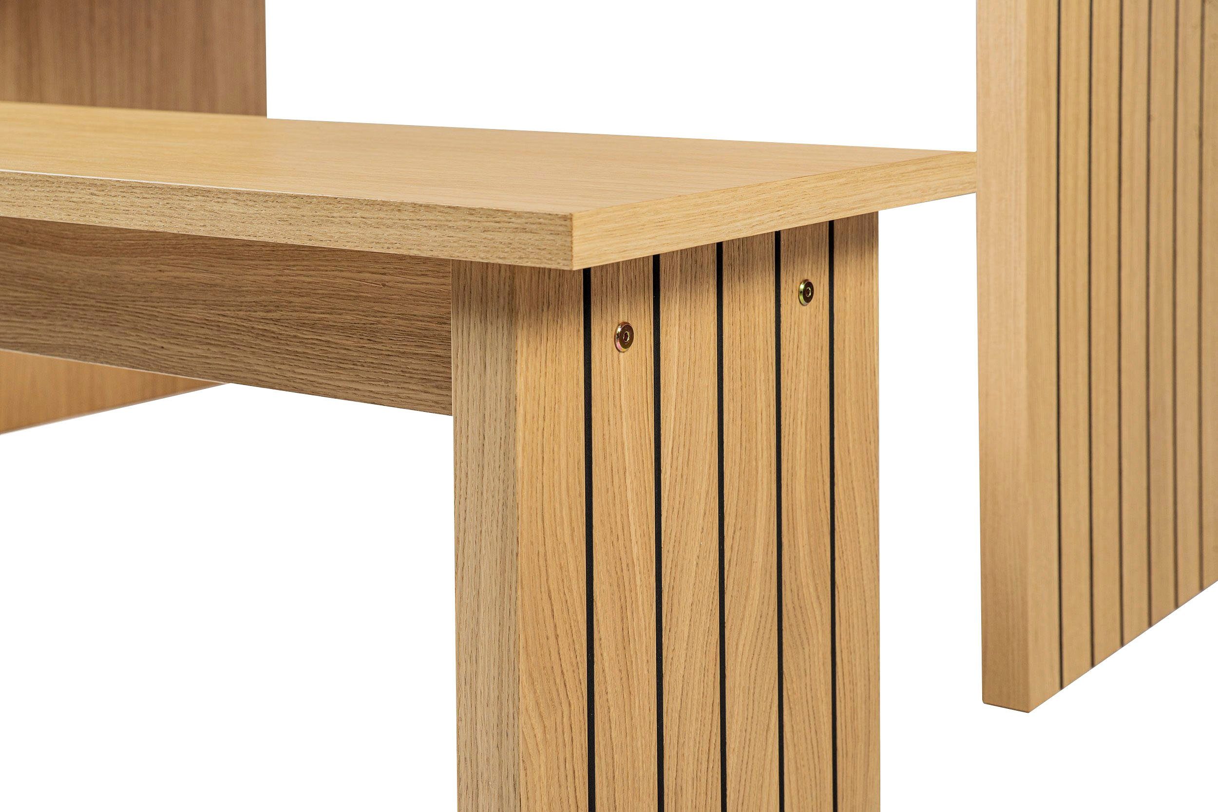 Woodman Eettafel Stripe Houtfineer van eiken