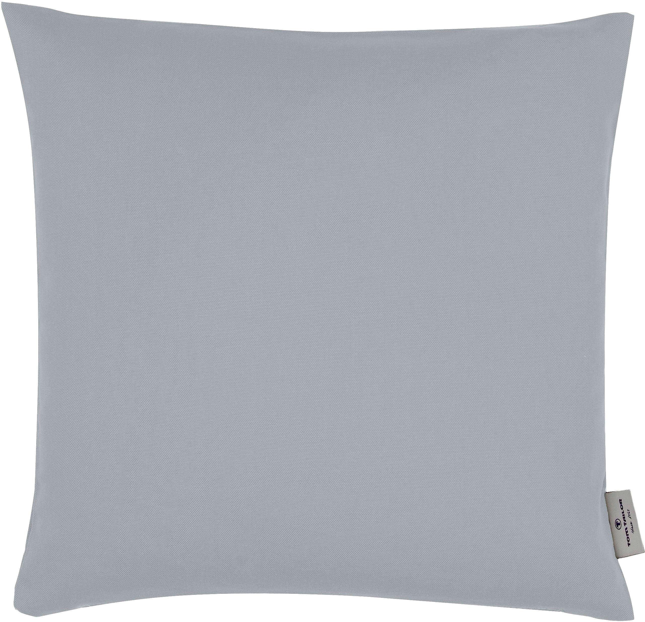 TOM TAILOR HOME Sierkussen Dove unikleur, kussenovertrekken zonder vulling(2 stuks)