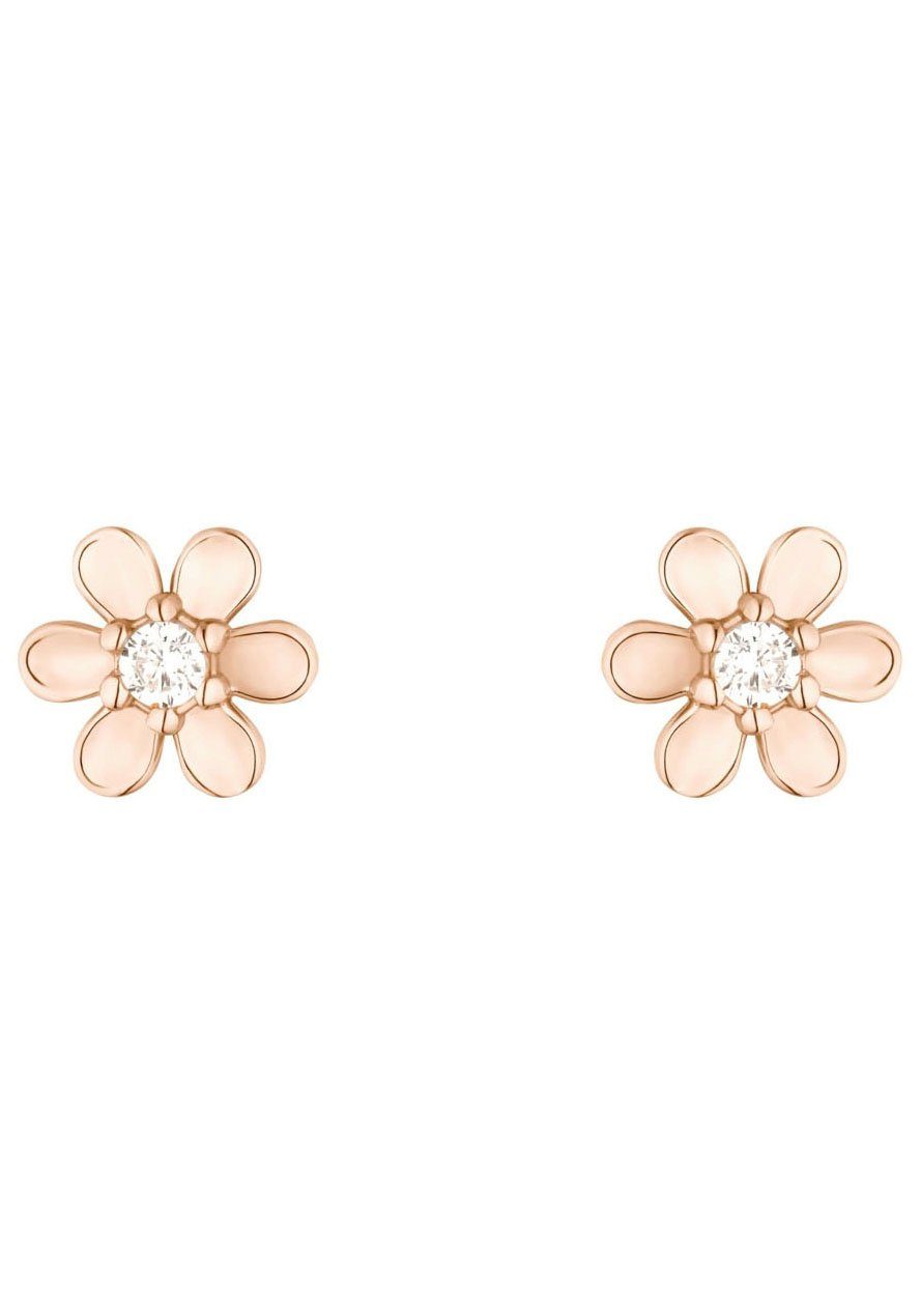 s.Oliver Paar oorstekers Flower, bloem, 2035512 met zirkoon (synthetisch)
