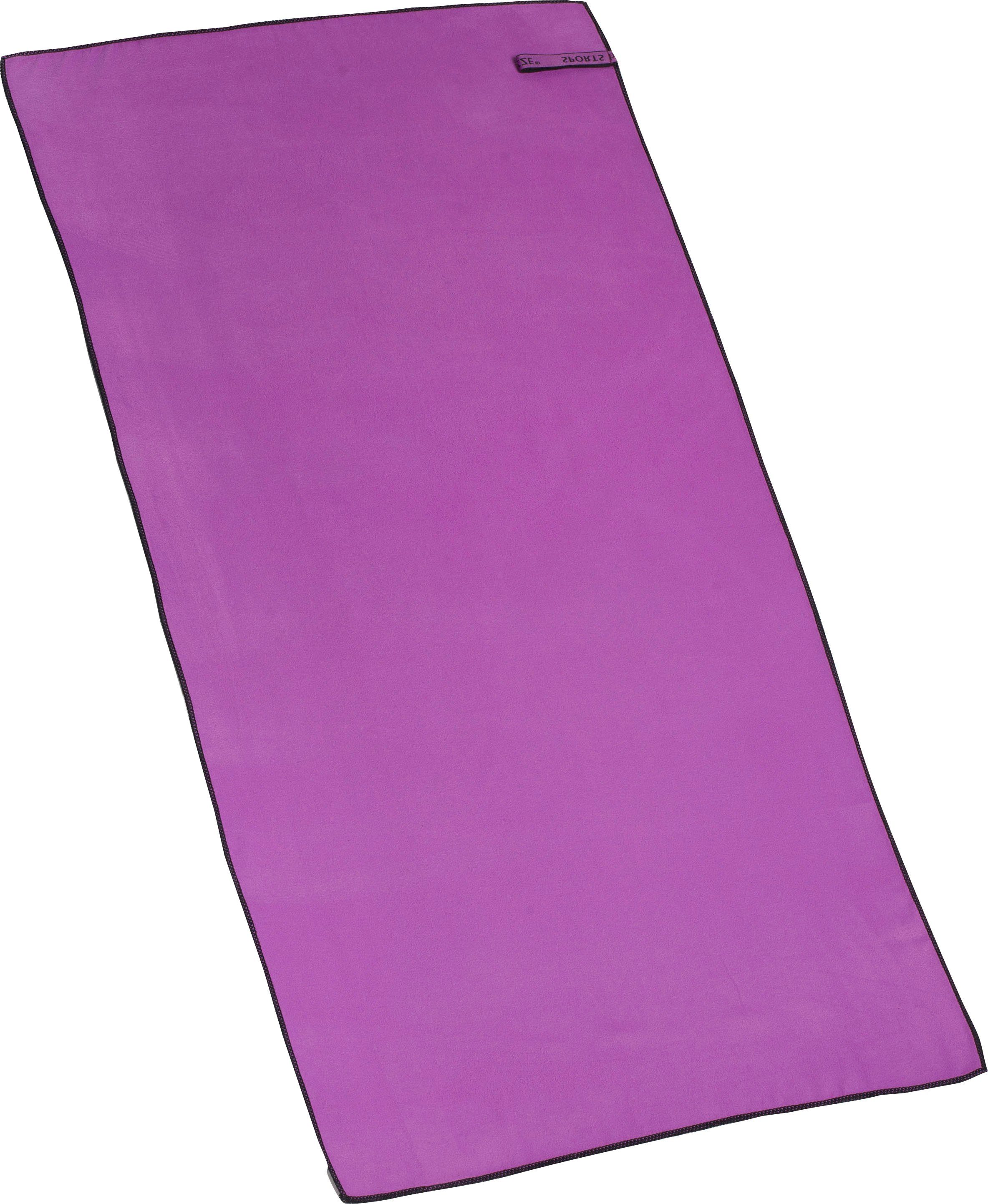 Gözze Badlaken Sports by Gözze Sporthanddoek, afm. 110x175 cm, sneldrogend door microvezel (1 stuk) handdoeken maat 1x 110x175 cm paars